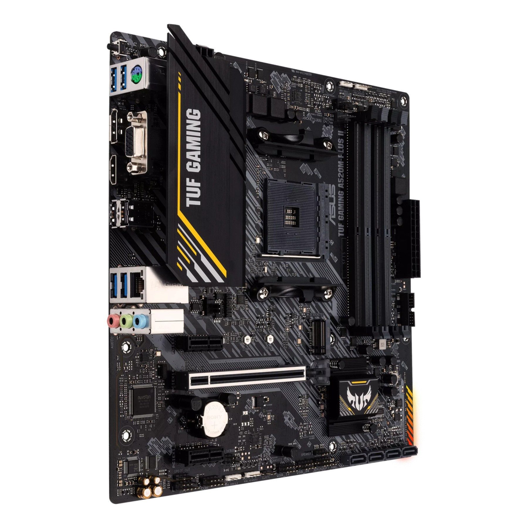 Asus TUF GAMING A520M-PLUS II Mainboard RGB-LED-Beleuchtung