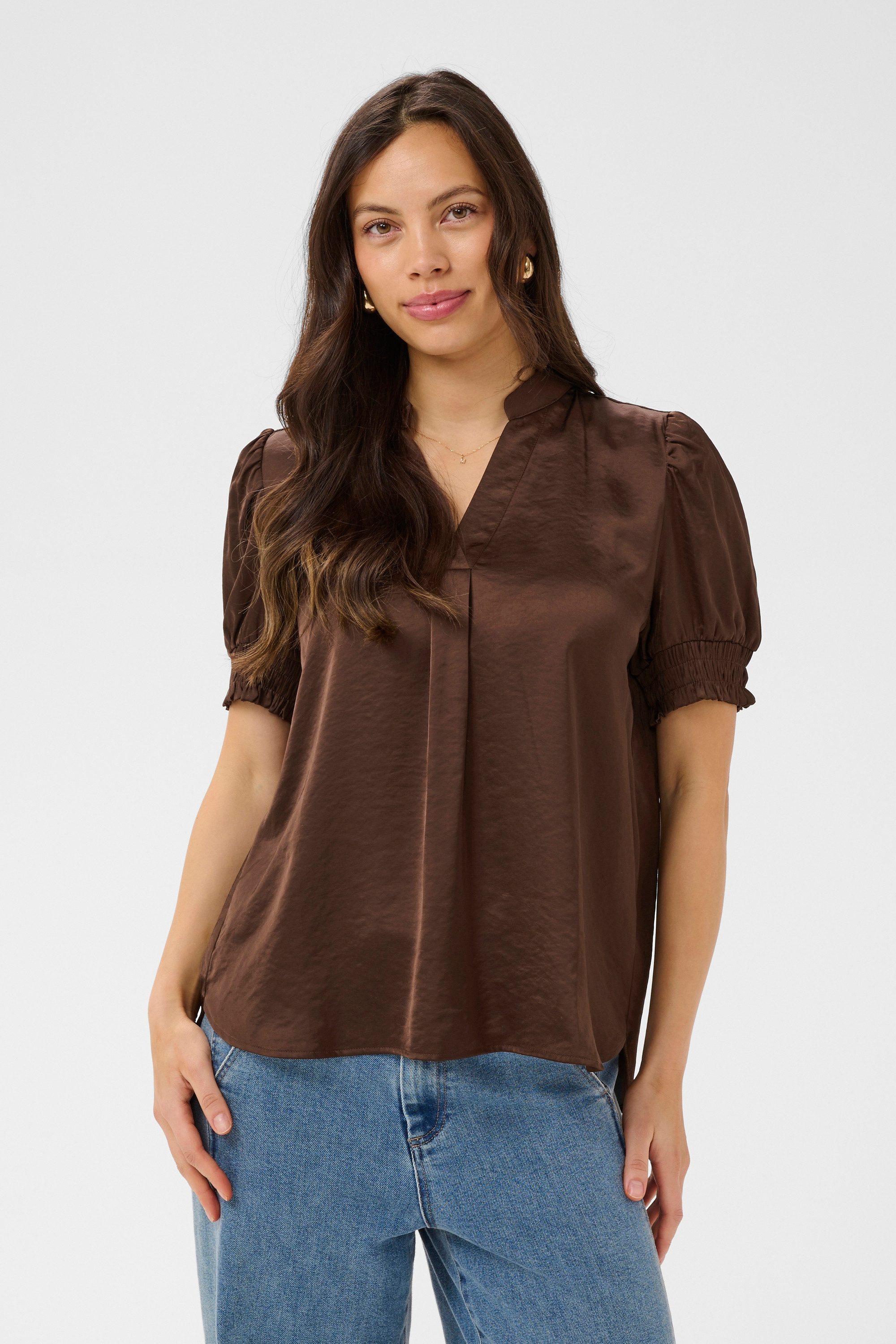 Saint Tropez Kurzarmbluse Bluse kurzarm PananSZ