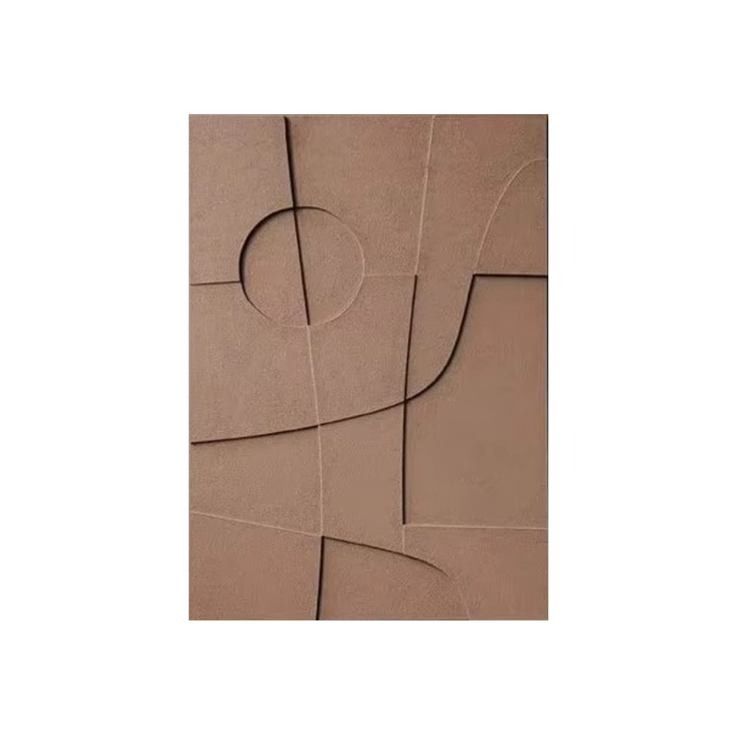 TPFLiving Kunstdruck OHNE RAHMEN, Nordic Art - Gemetrische und abstrakte Fo günstig online kaufen