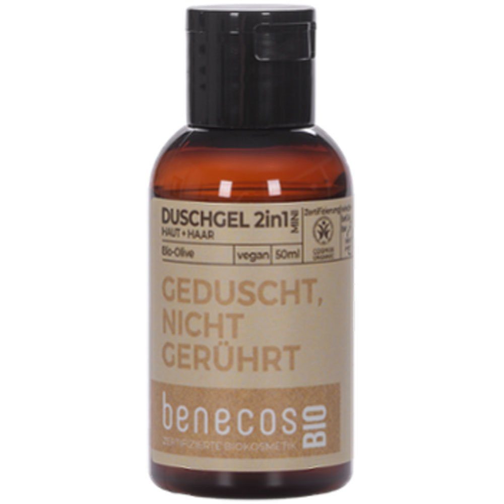 Benecos Duschgel in Olive, Olivgrün, 50 ml