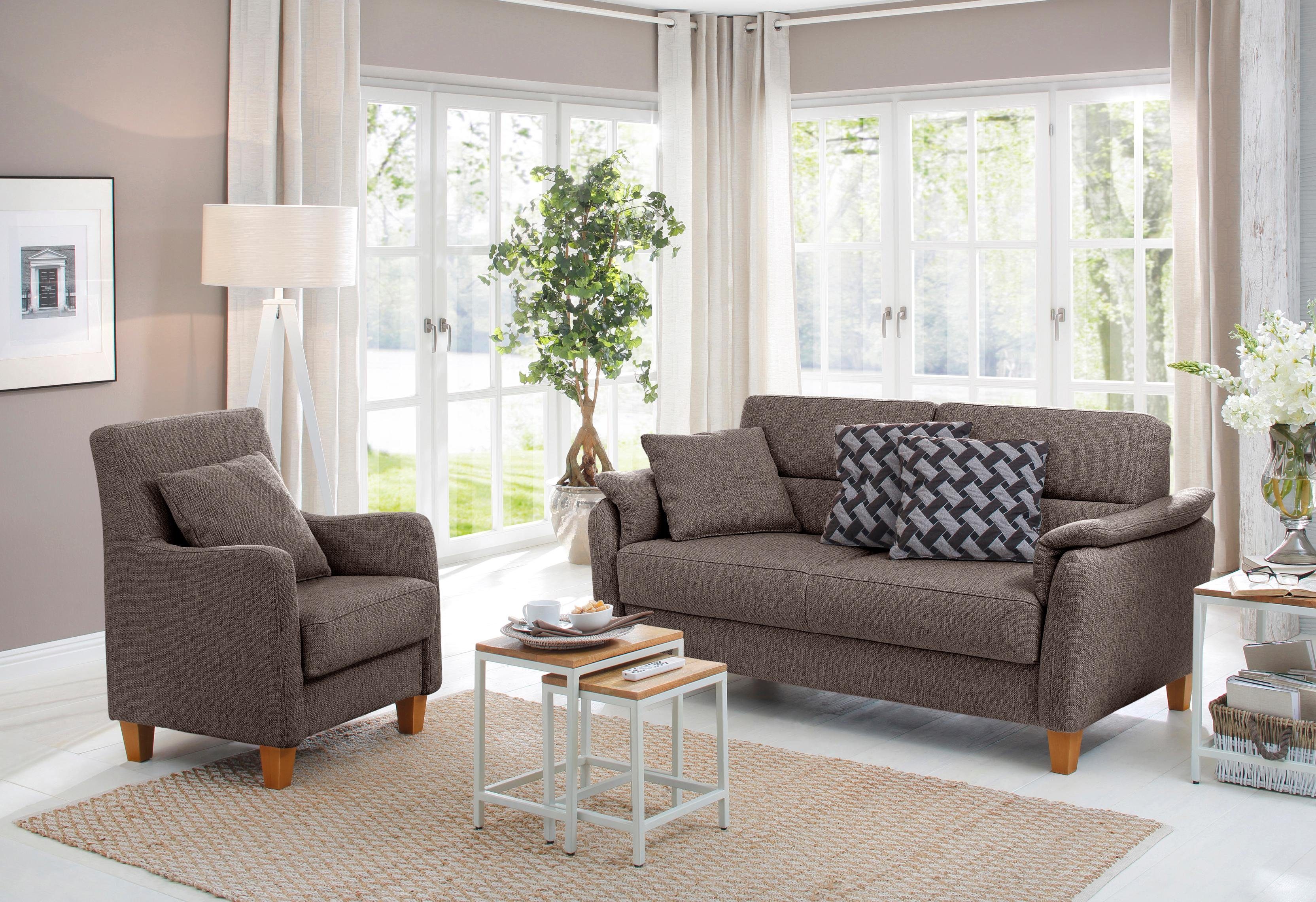 Home affaire Sessel Palmera, Federkern-Polsterung, passend günstig online kaufen