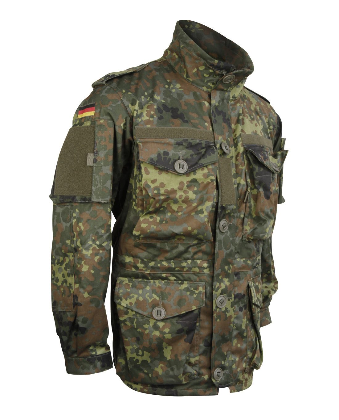 Leo Köhler Military-Jacke Einsatzkampfjacke leicht Flecktarn