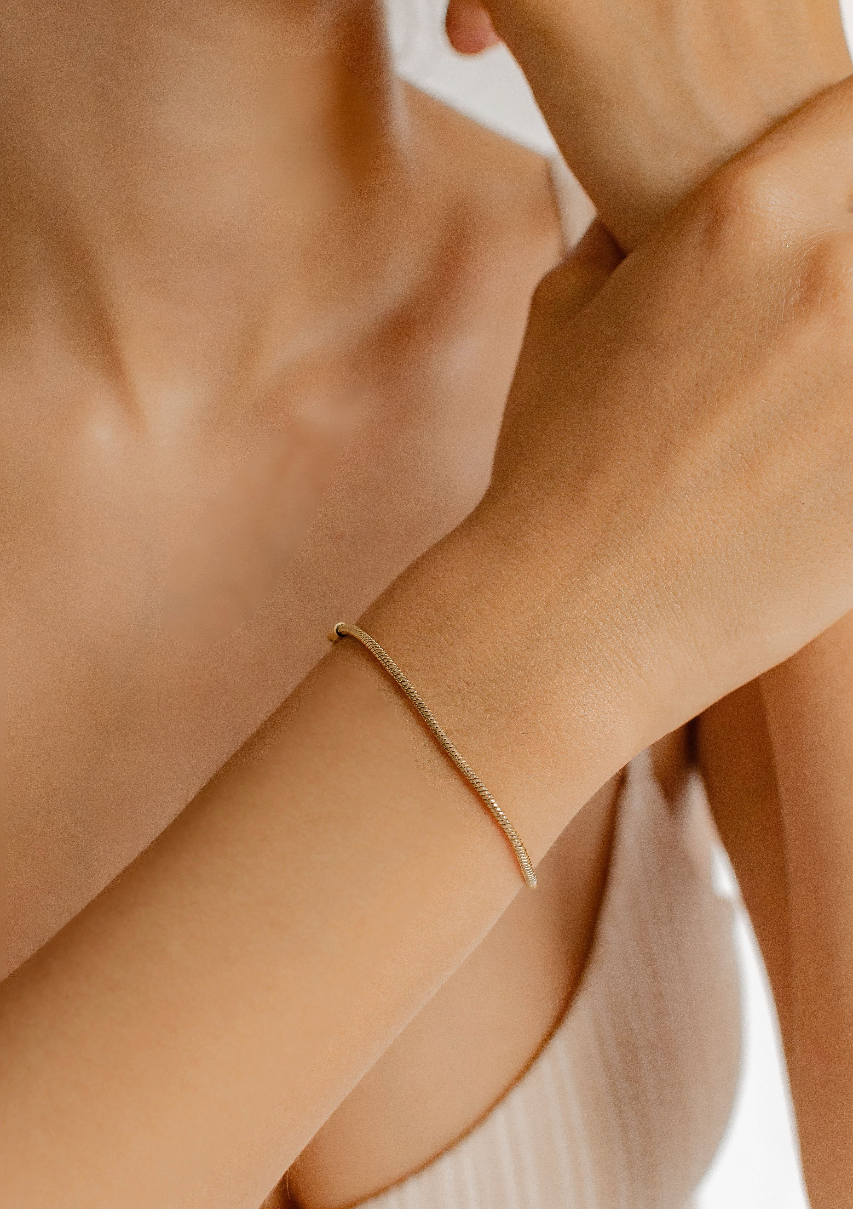 Hey Happiness Gliederarmband Schlangenkette Armband Snake, günstig online kaufen