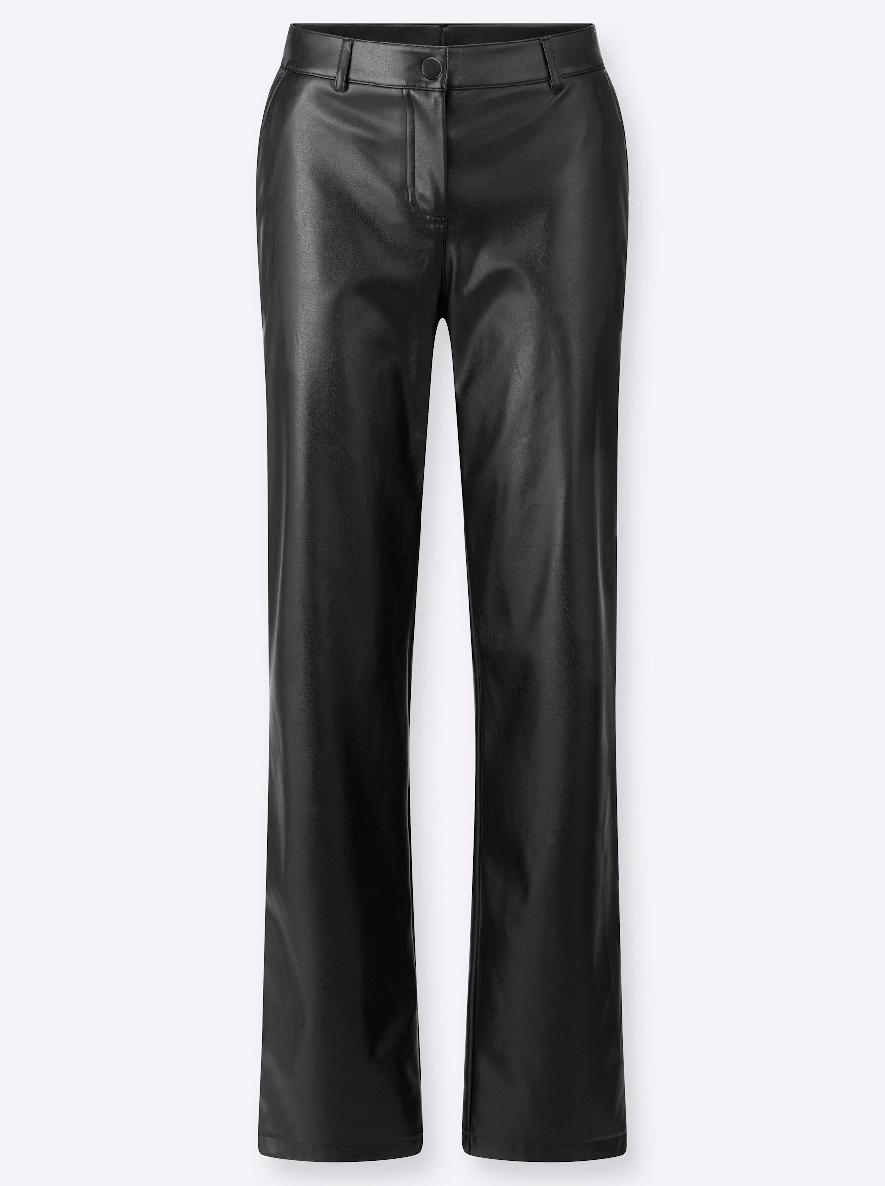 Witt Jerseyhose Lederimitat-Hose komfortabel
