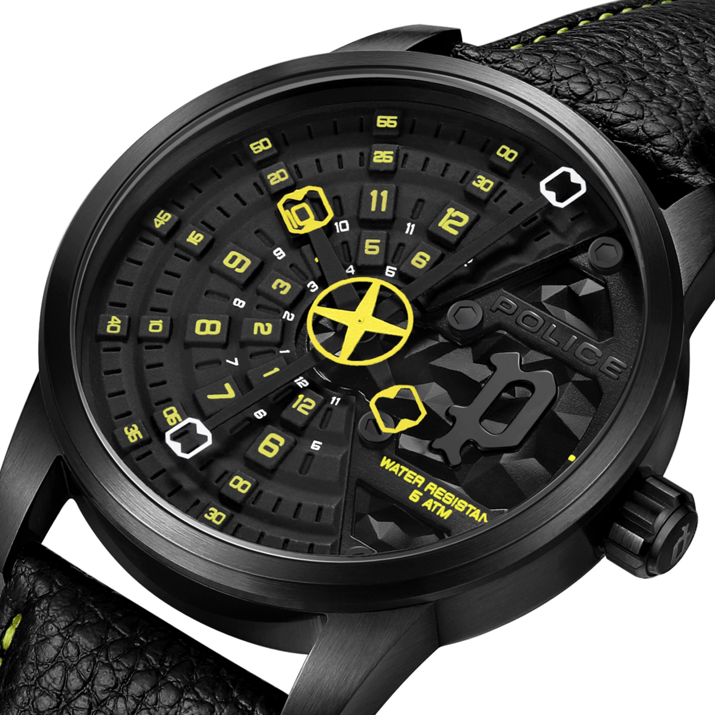 Police Quarzuhr Quarzuhr Herrenuhr 46 Quarz Herren