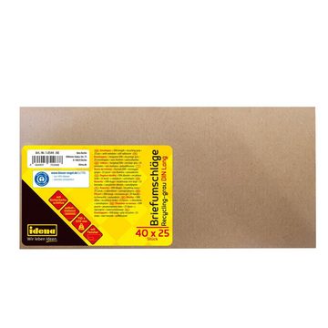 Idena Briefumschlag Idena 10544 - Briefumschläge Format DIN lang, recycling, selbstklebend