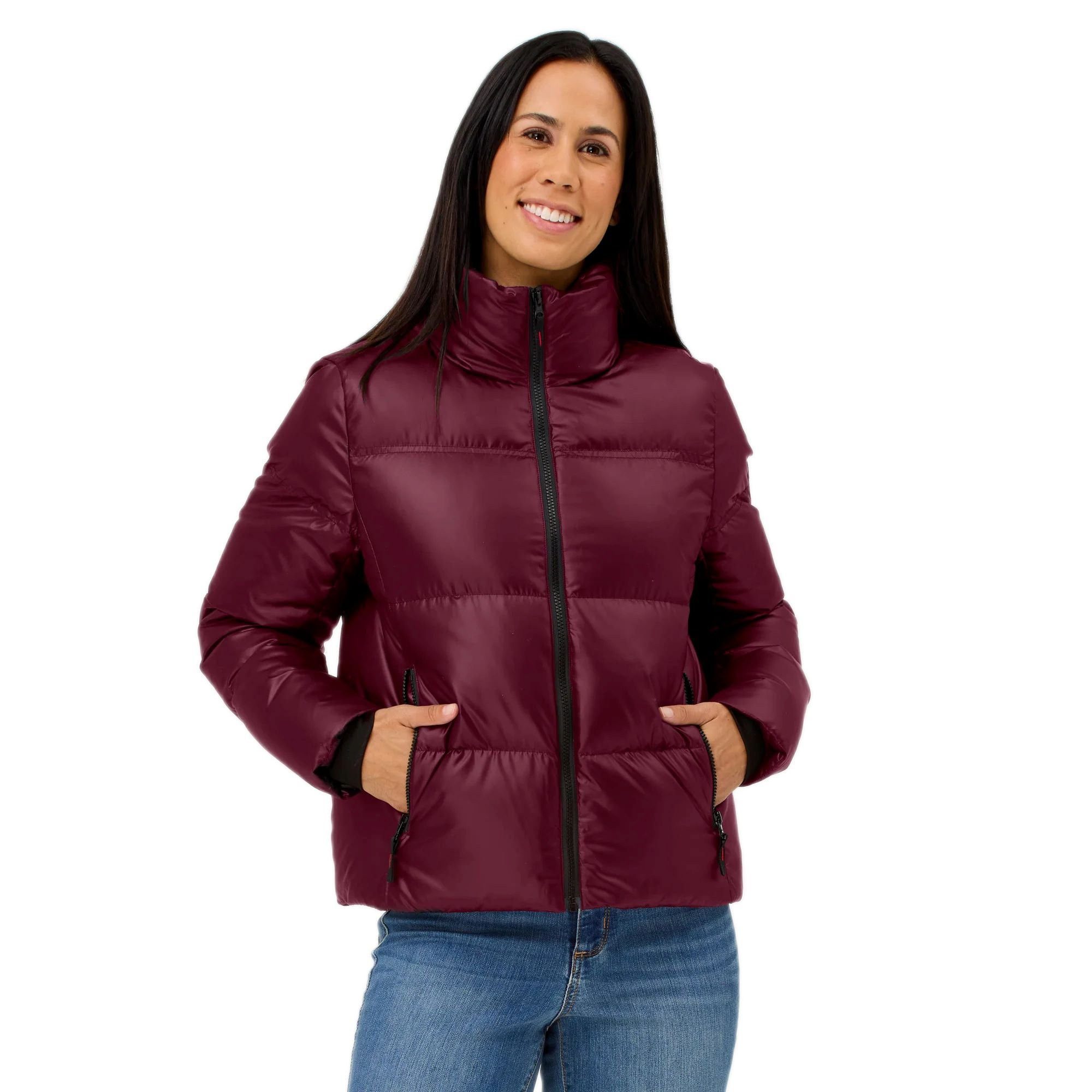 Winterjacke Winter-Daunenjacke Compass Down (extra warm) burgund Damen
