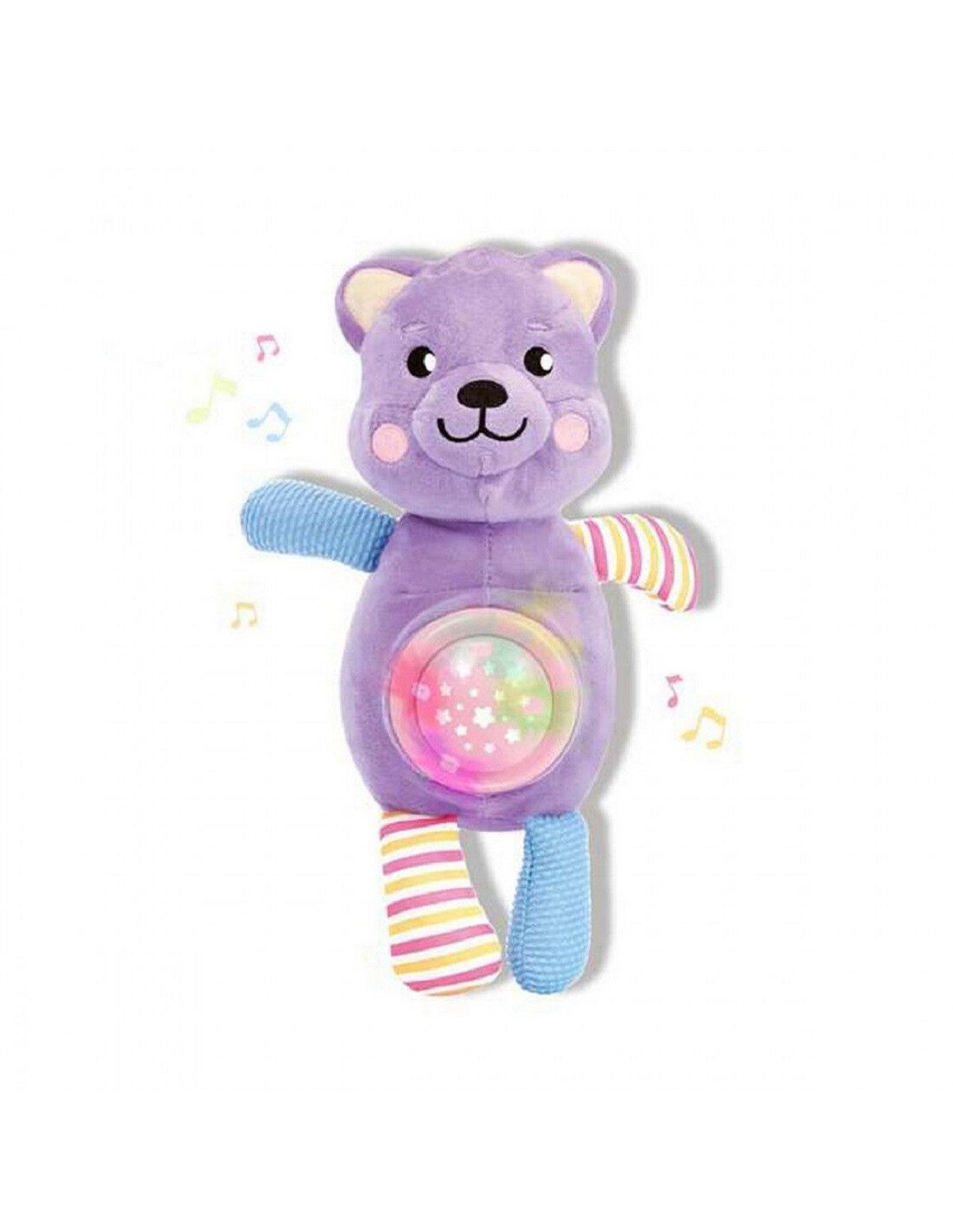 Textiel Trade B.V. Kuscheltier Reig Bär Plüsch mit Sound 30 x 20 x 8 cm großes Baby Kuscheltier