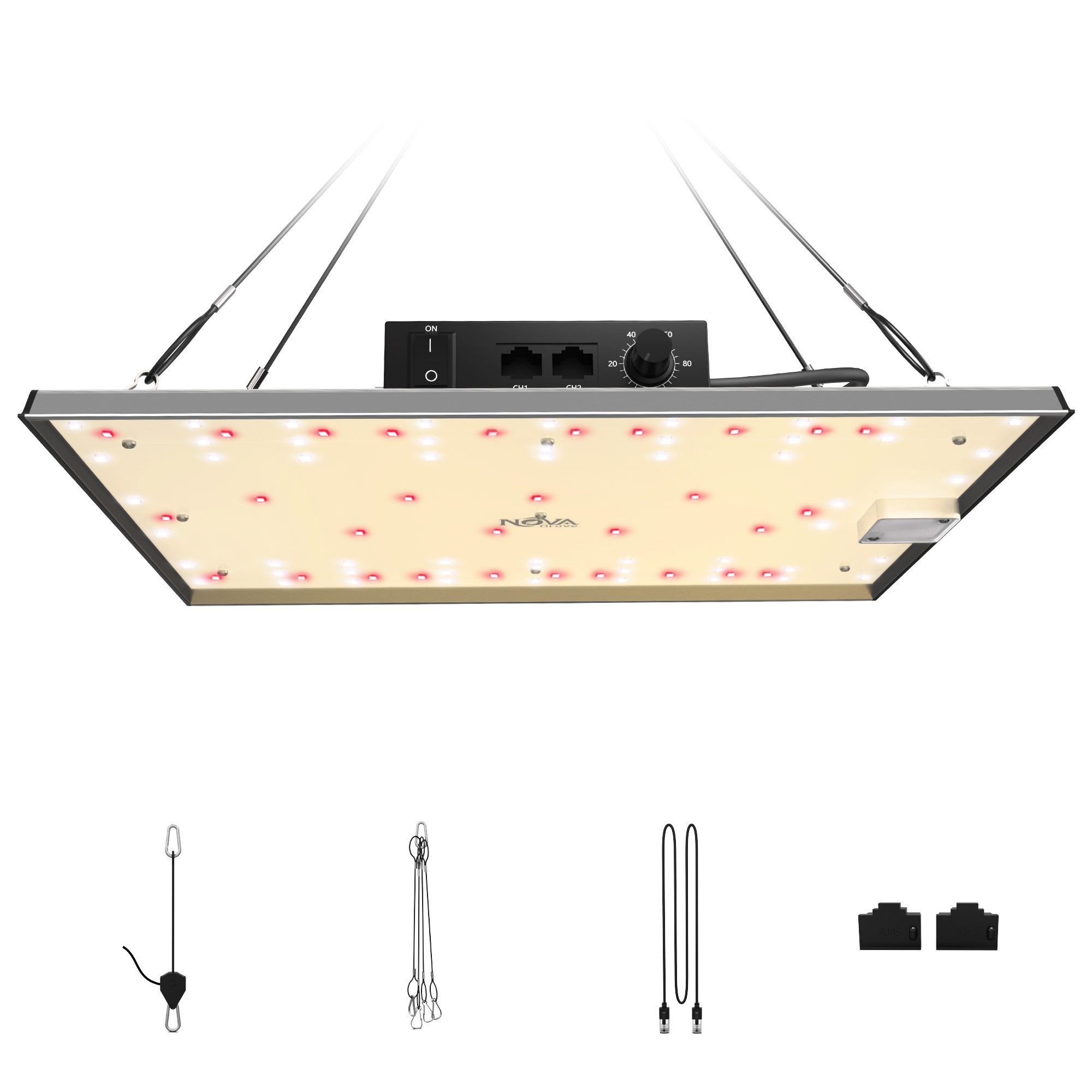 NovaGrove Pflanzenlampe NovaGrove Pflanzenlampe LED Grow Lampe Vollspektrum günstig online kaufen
