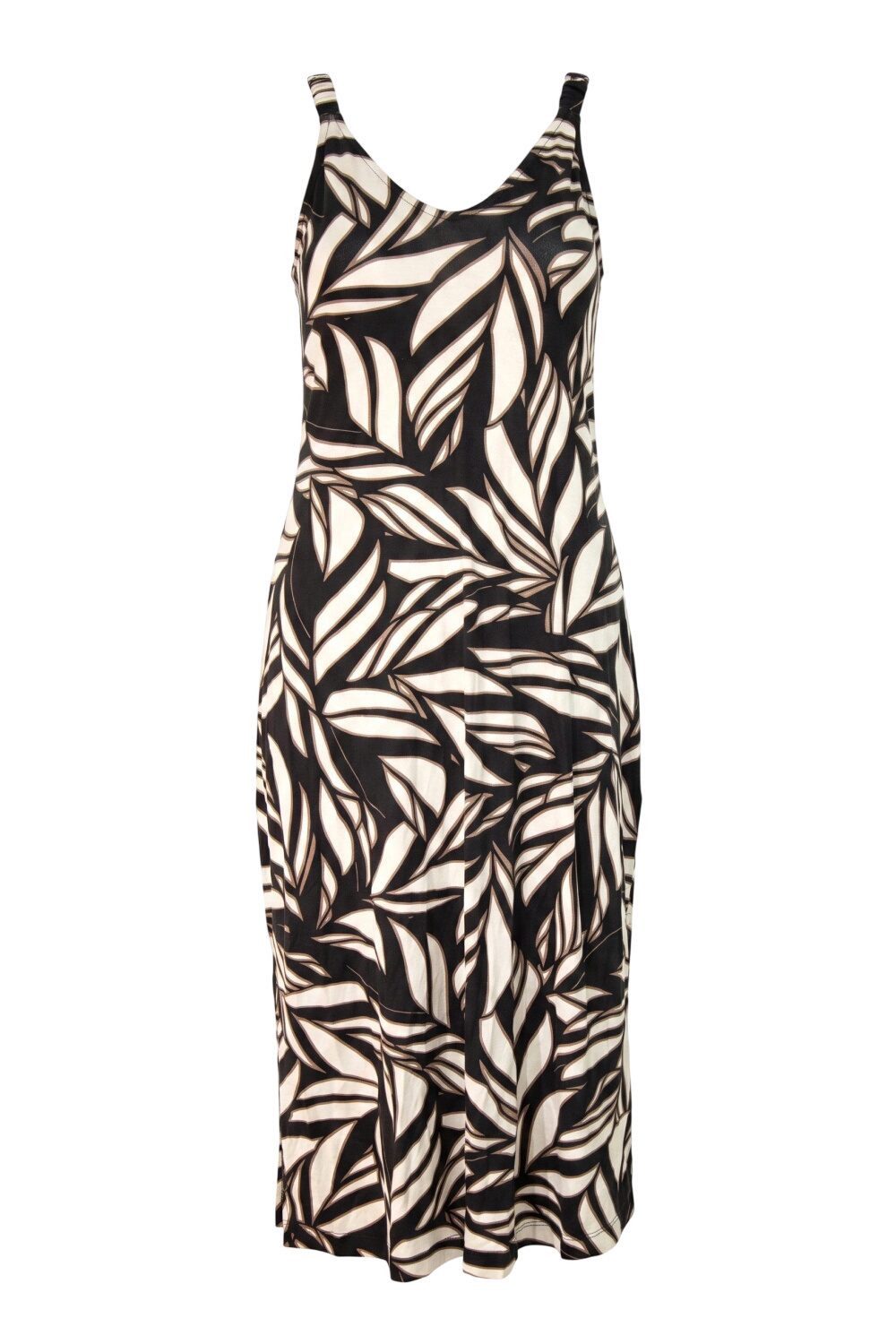 Shape of You Midikleid Druck Midi Kleid mit Schlitz in Übergröße