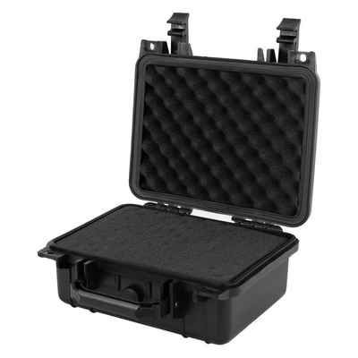 ECD Germany Koffer »Kamerakoffer mit 3 Schaumstoffschichten 27x28x12,5 cm Schwarz aus Polypropylen«