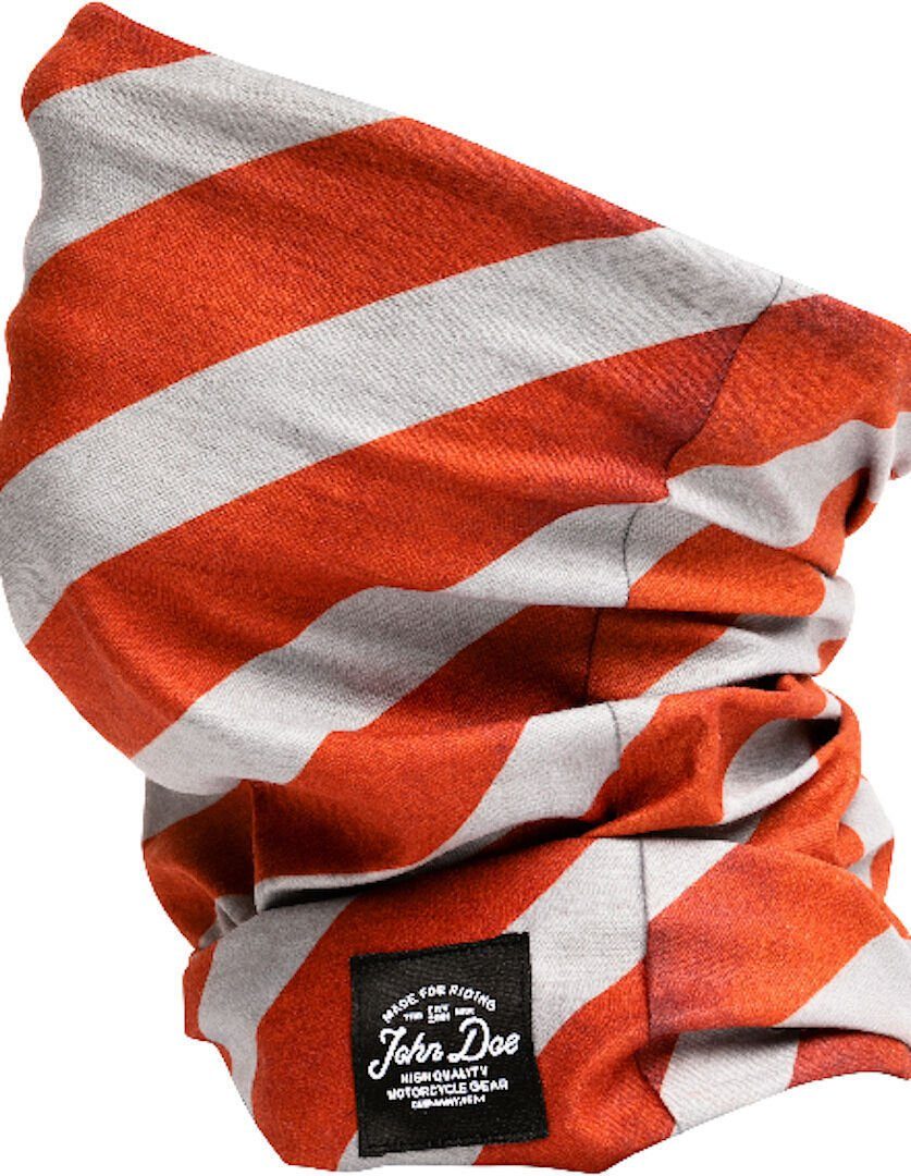 John Doe Sturmhaube Stripes Red Multifunktionstuch Atmungsaktiv