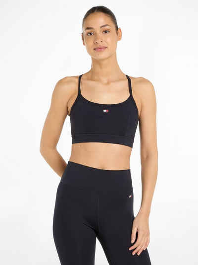 Tommy Hilfiger Sport Sport-Bustier ESSENTIALS FLAG LOW INT BRA mit Trägern für leichten Halt