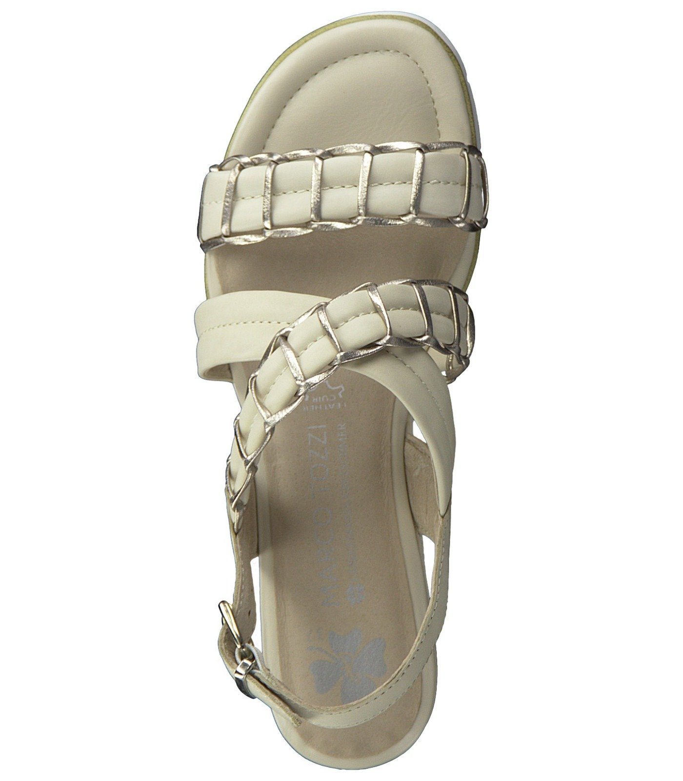 Cream TOZZI Leder/Synthetik Sandalen Keilsandalette MARCO