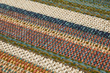 Teppich Sedona Streifen, Andiamo, rechteckig, Höhe: 6 mm, Flachgewebe, gestreift, In- und Outdoor geeignet