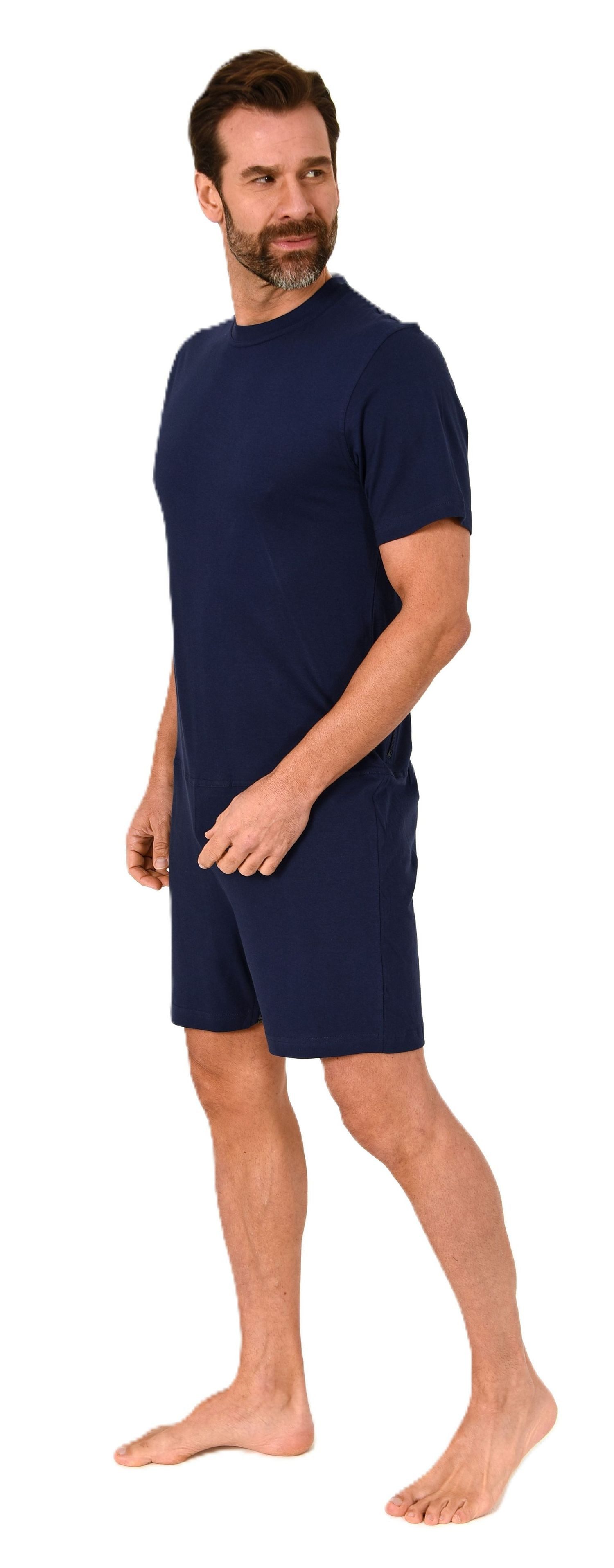 Normann Care Pyjama Herren Pflegeoverall kurzarm günstig online kaufen