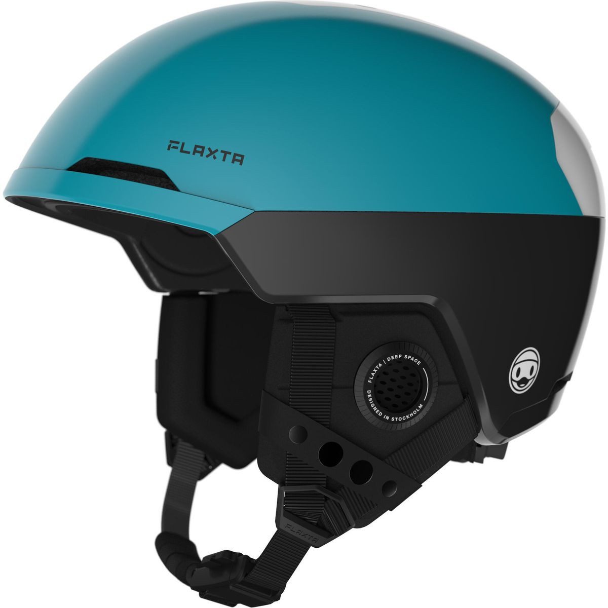 Flaxta Skihelm Deep Space Junior, Innovativer Junior-Helm mit Hybridkonstruktion, recyceltem EPS-Kern