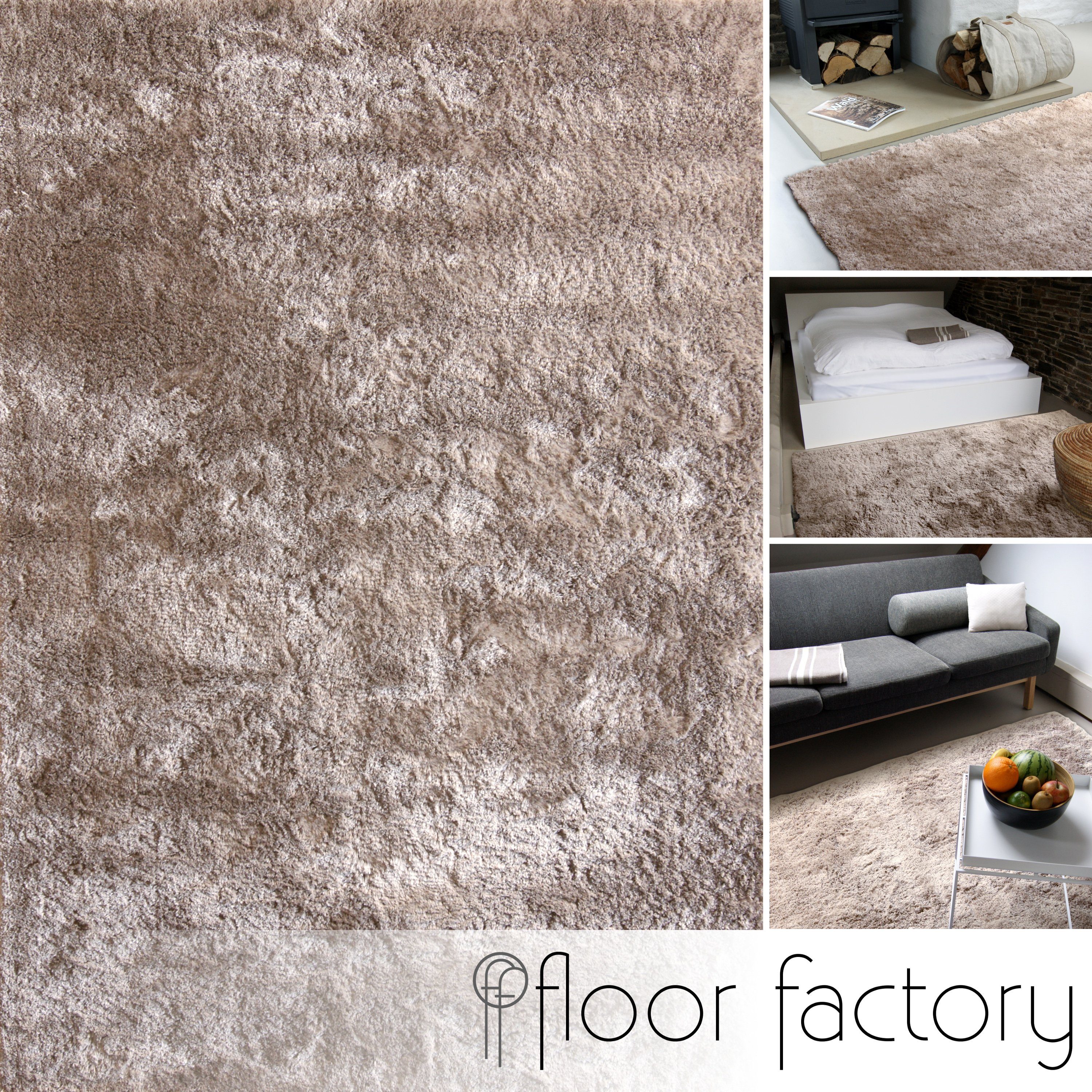 floor factory Hochflor-Teppich Delight, rechteckig, Höhe: günstig online kaufen
