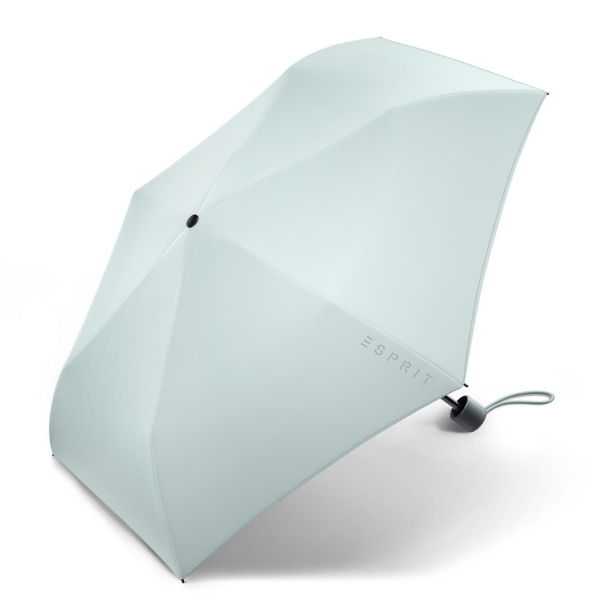 HAPPY RAIN Taschenregenschirm Mini Slimline Regenschirm 57210 Harbour Gray, leicht
