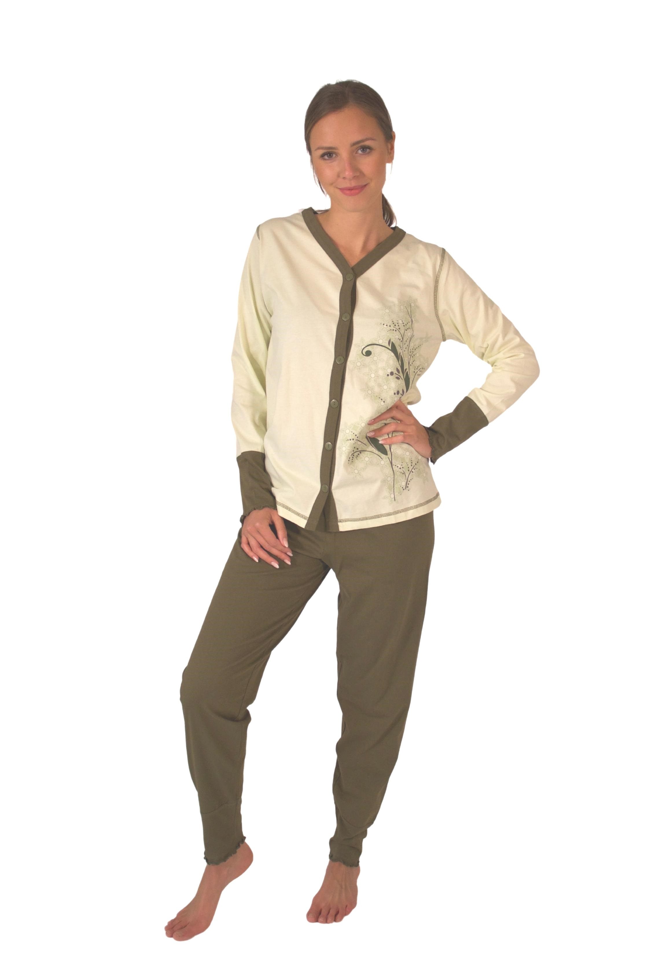 Consult-Tex Pyjama Damen Pyjama Schlafanzug DW311blau günstig online kaufen