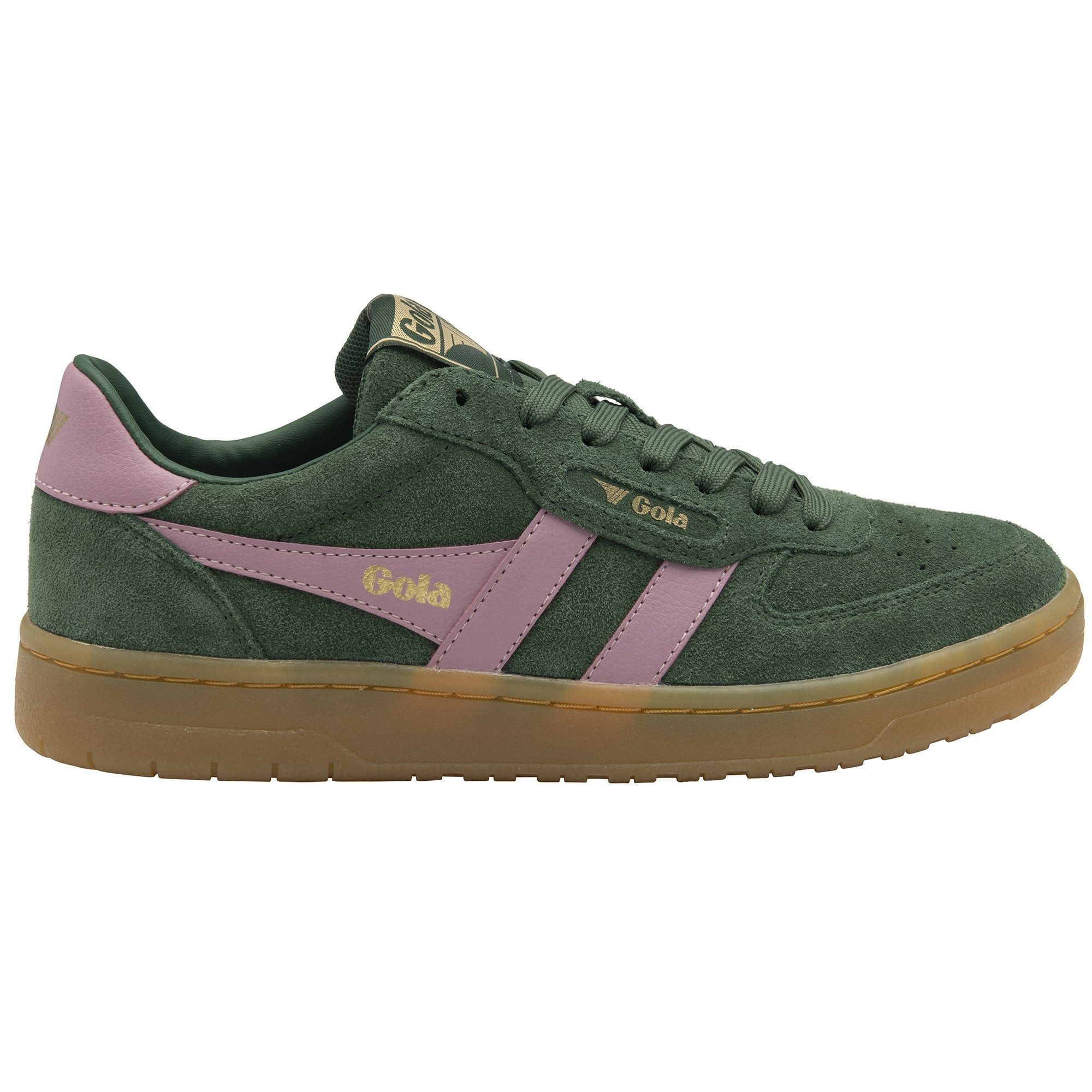 Gola Hawk '86 2025 (Wildleder) immergrün/rosa Damen Sneaker günstig online kaufen