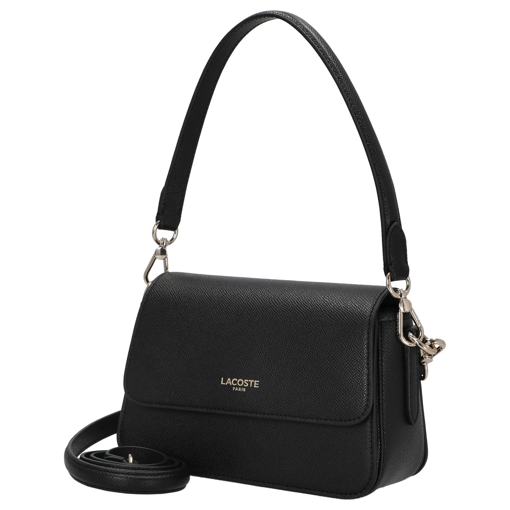 Lacoste Umhängetasche Champs-Elysées - Schultertasche 21 cm (black)