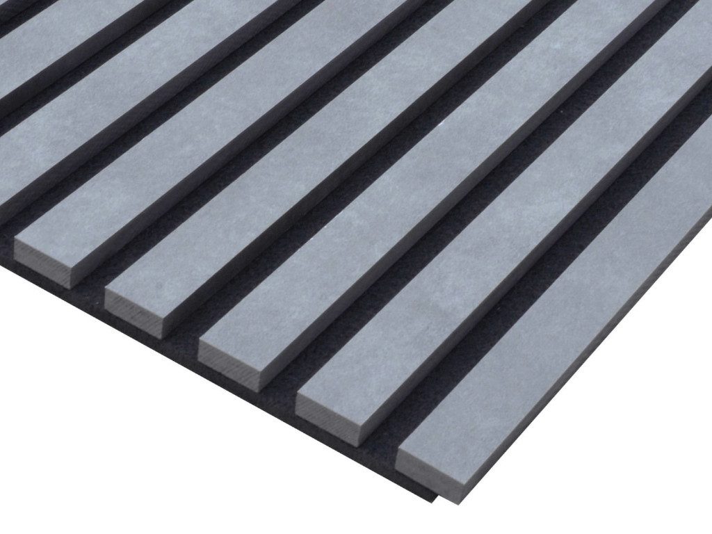 HARO Wandpaneel HARO Akustikpaneel Wall Design Stripe Betongrau