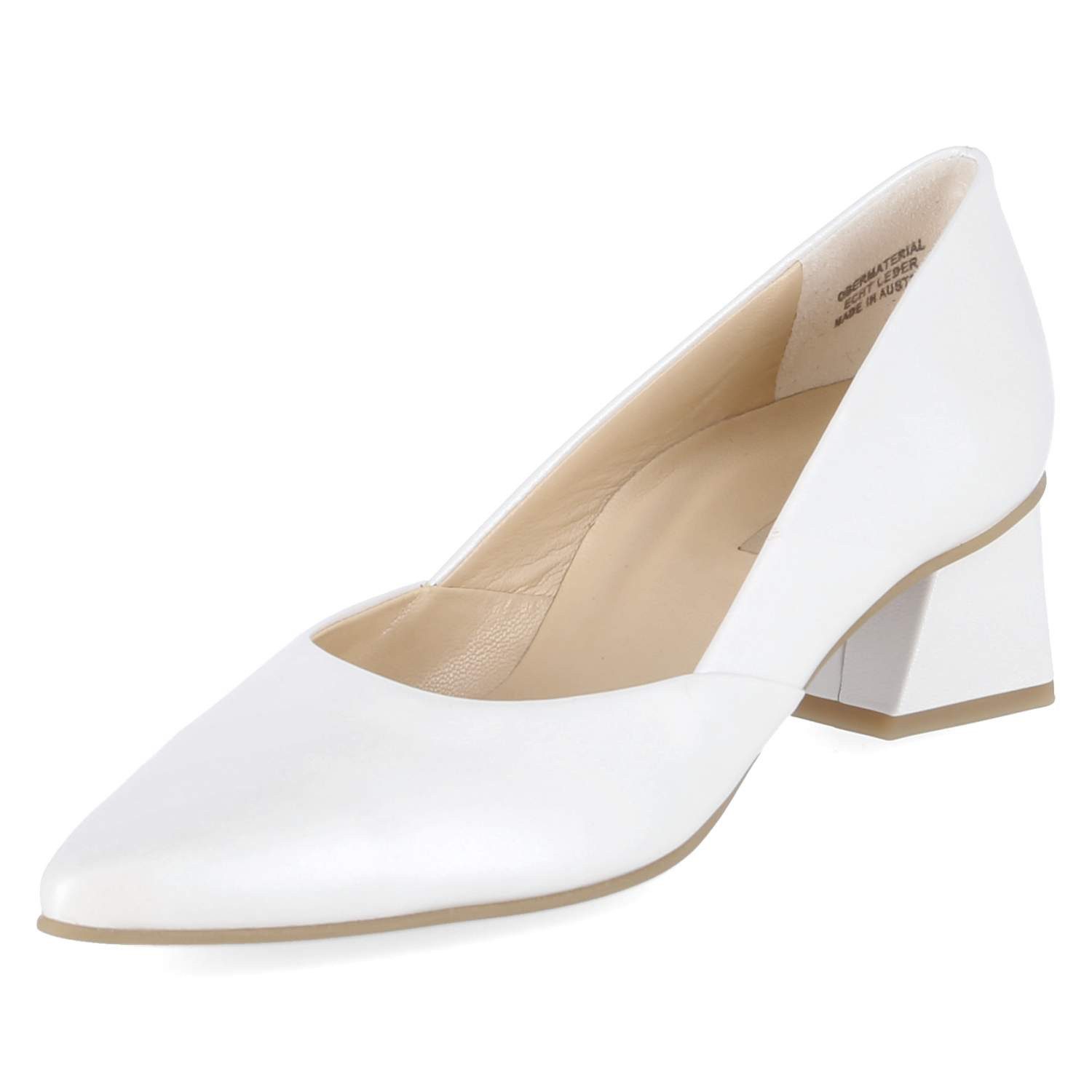 Paul Green Paul Green 3815-129 Damen Glattleder weiss Keilpumps günstig online kaufen