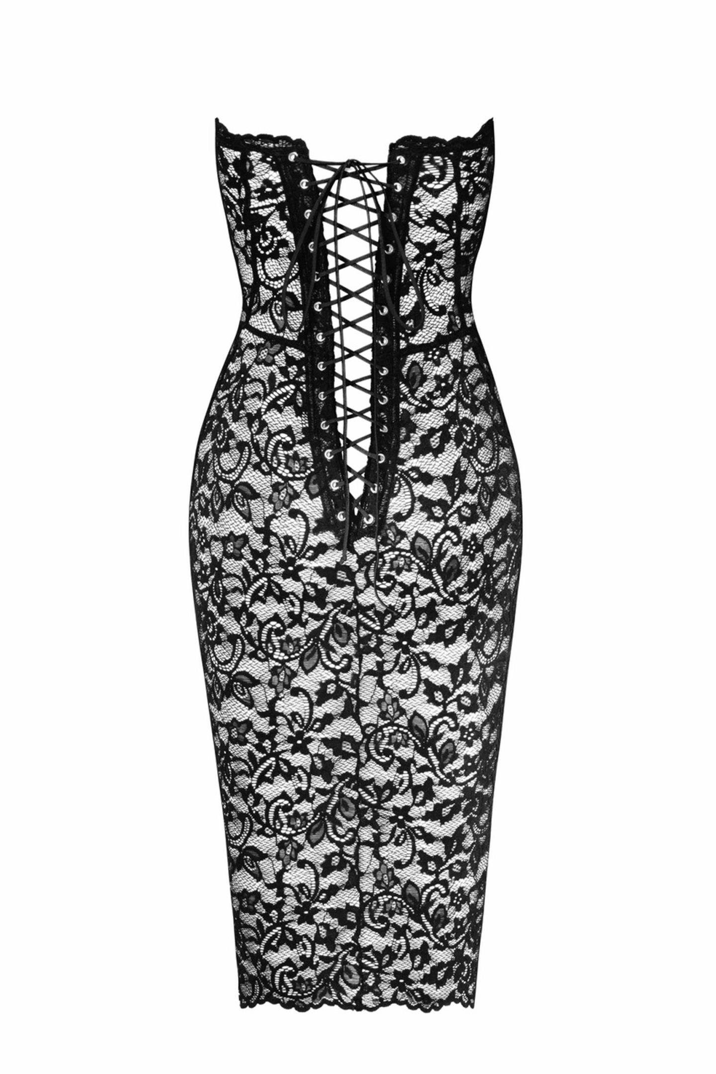 Noir Handmade Midikleid halblanges Kleid in günstig online kaufen