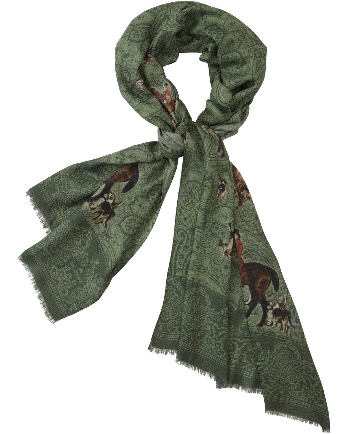 Luise Steiner Modeschal Schal Jagdmotive