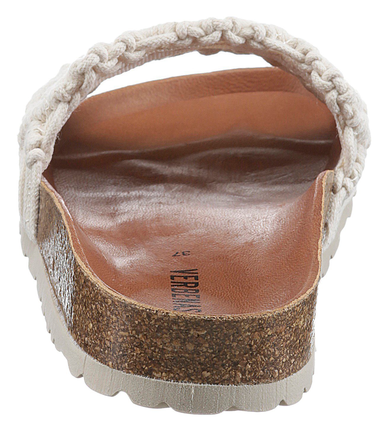 VERBENAS Raga Knots Digital Pantoffel Sommerschuh, Schlappen, Hausschuh in gehäkeltem Look