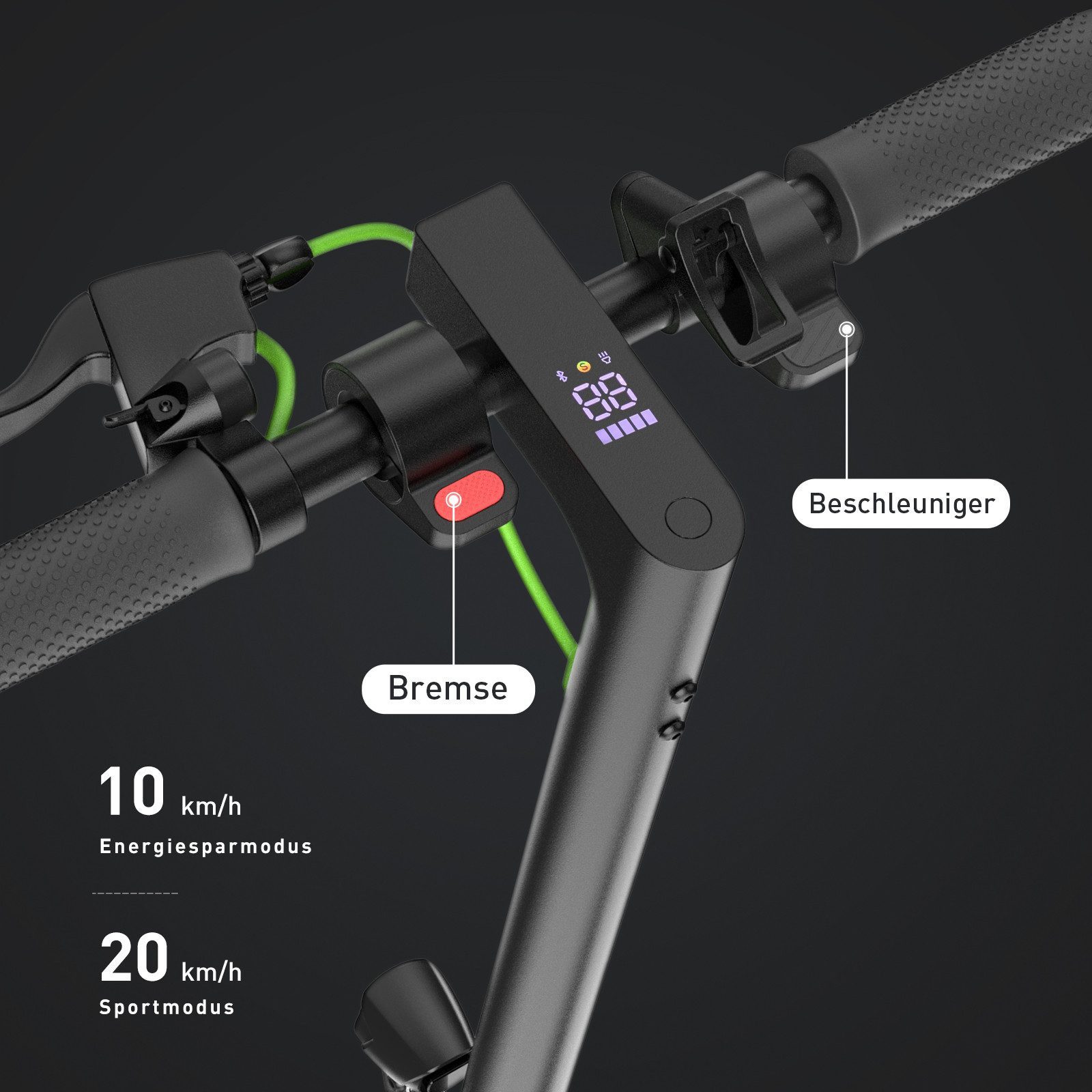 iSinwheel E-Scooter 2 Stück 8,5-Zoll E-Scooter mit Straßenzulassung, 25–30 km Reichweite, 350,00 W, 20,00 km/h, Geeignet für Outdoor-Fahrten, Pendeln zur Arbeit usw.