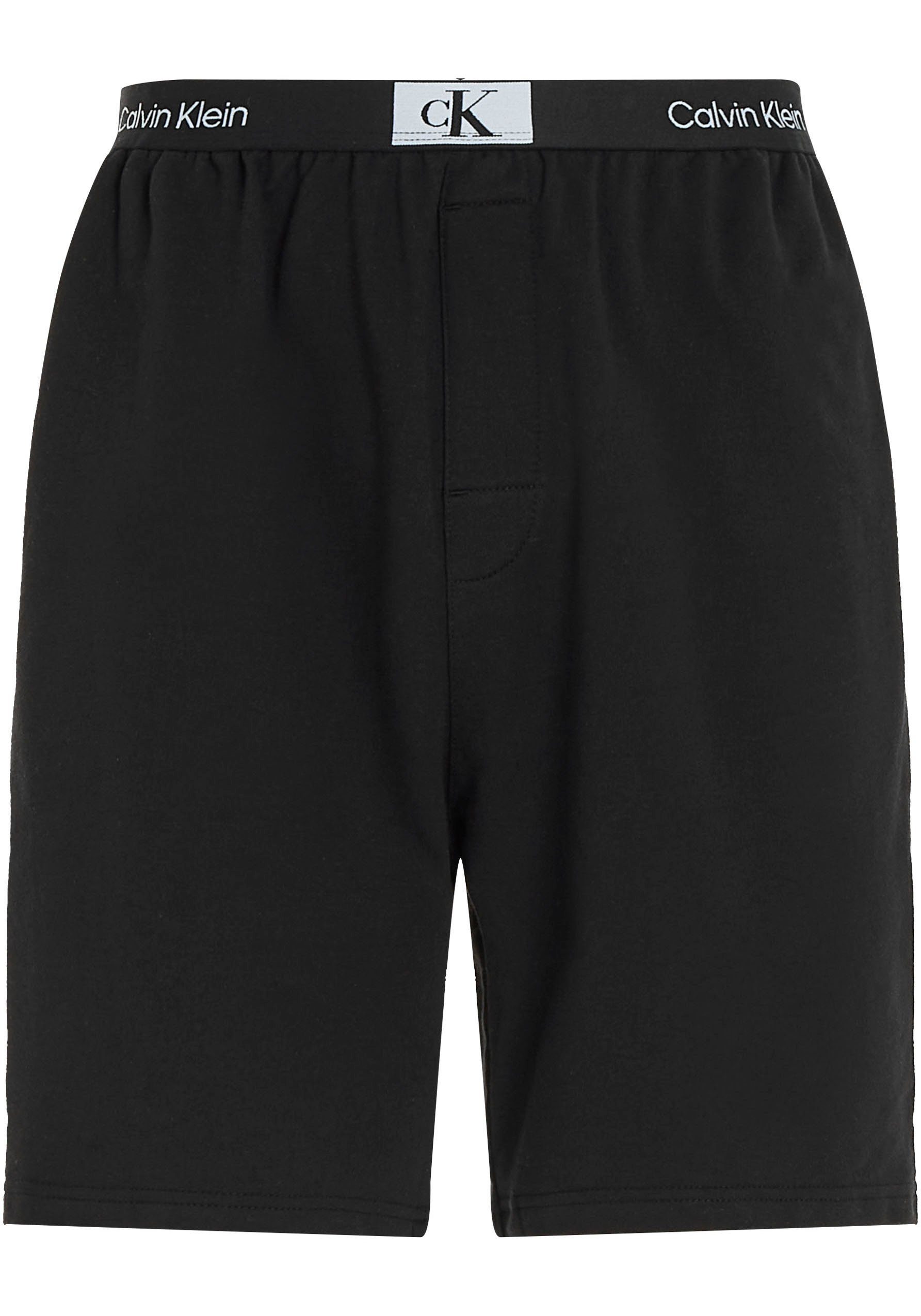 Schlafshorts SLEEP Logo-Elastikbund Underwear mit BLACK SHORT Klein Klein Calvin Calvin