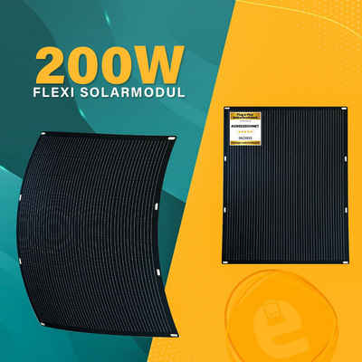 enprovesolar 200W Flexibles Solarmodul Monokristallin Flexibles Solarpanel Solar Panel