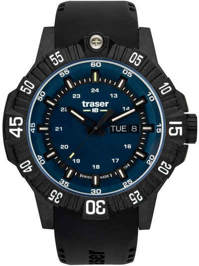 Traser Quarzuhr Traser H3 110725 P99 Q Tactical Blue Herrenuhr 46m