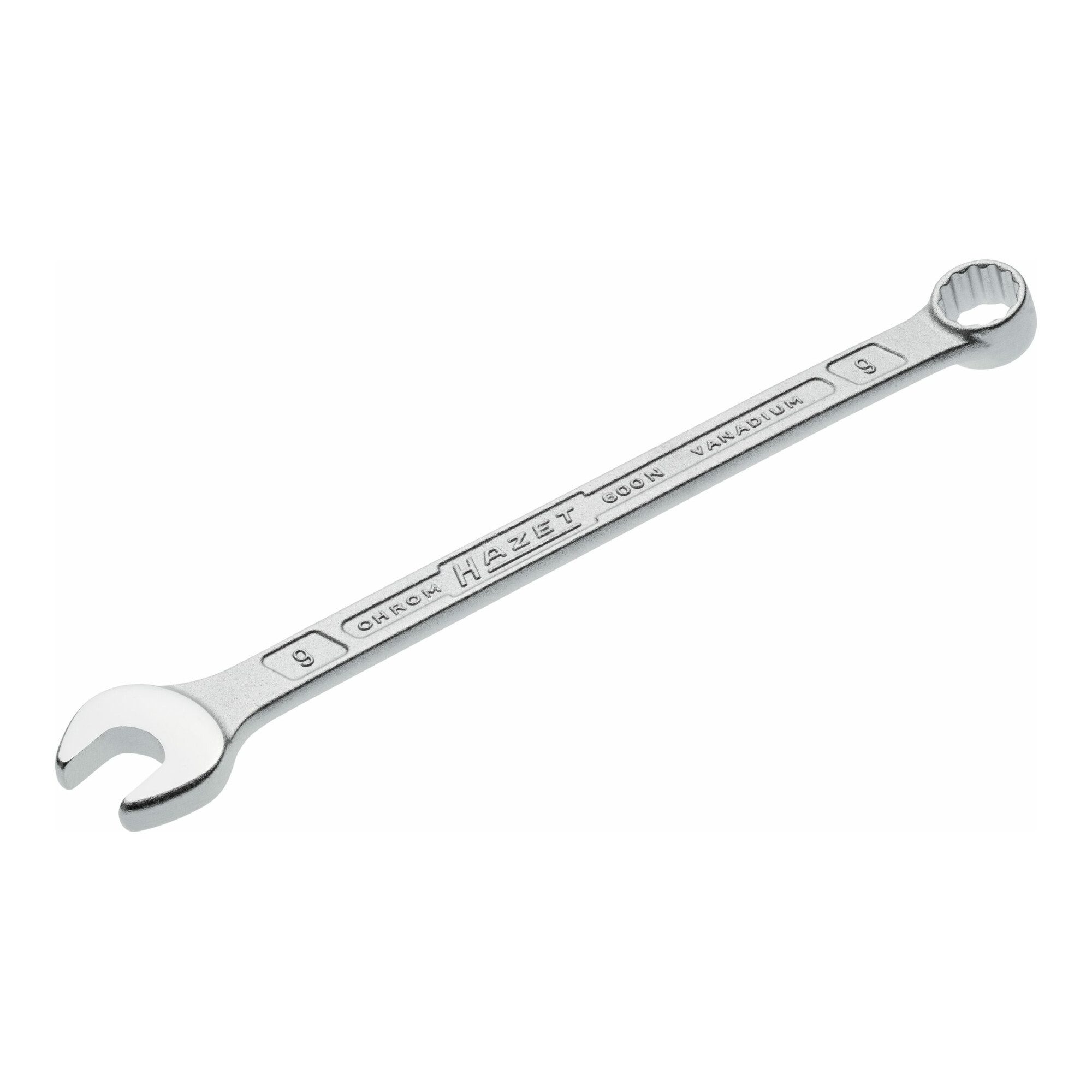 HAZET Ratschenringschlüssel HAZET Ring-Maulschlüssel 600N-9 9 mm