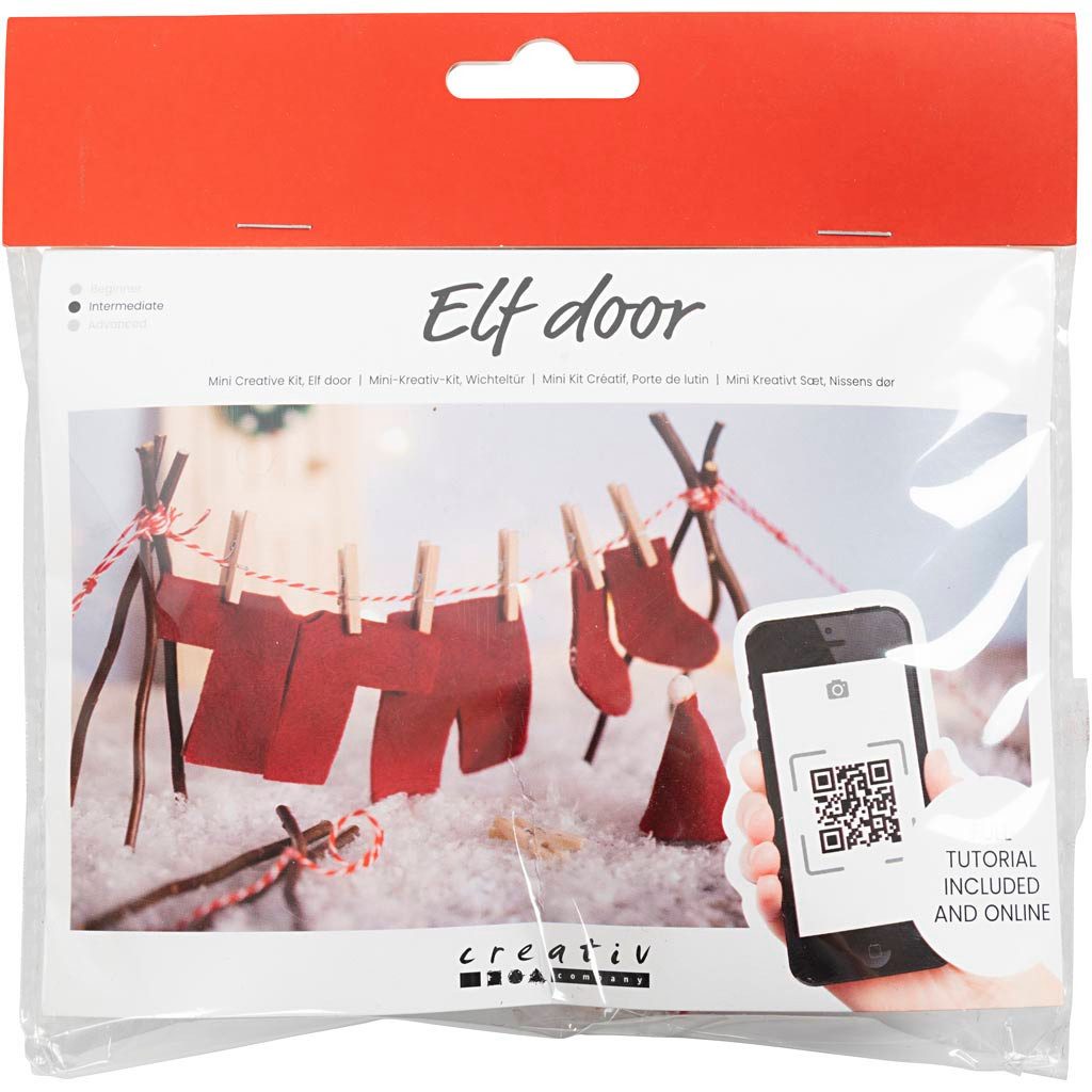 creativ company Adventskalender Creativ Company DIY Sets Miniaturen Mini Kreativ Set Wichteltür, Wä...