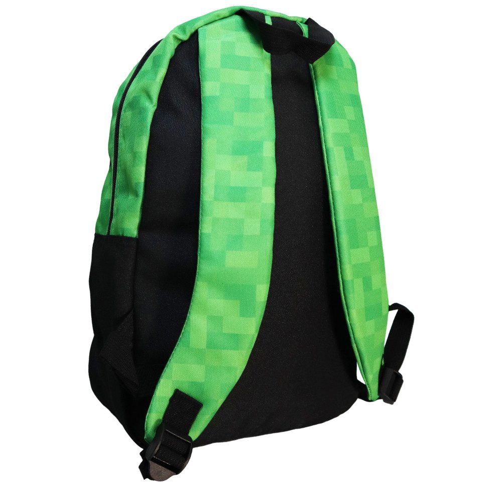 Minecraft Kinderrucksack Minecraft Creeper 2tlg Rucksack Backpack Federtasche (Spar-Set, 2-tlg)