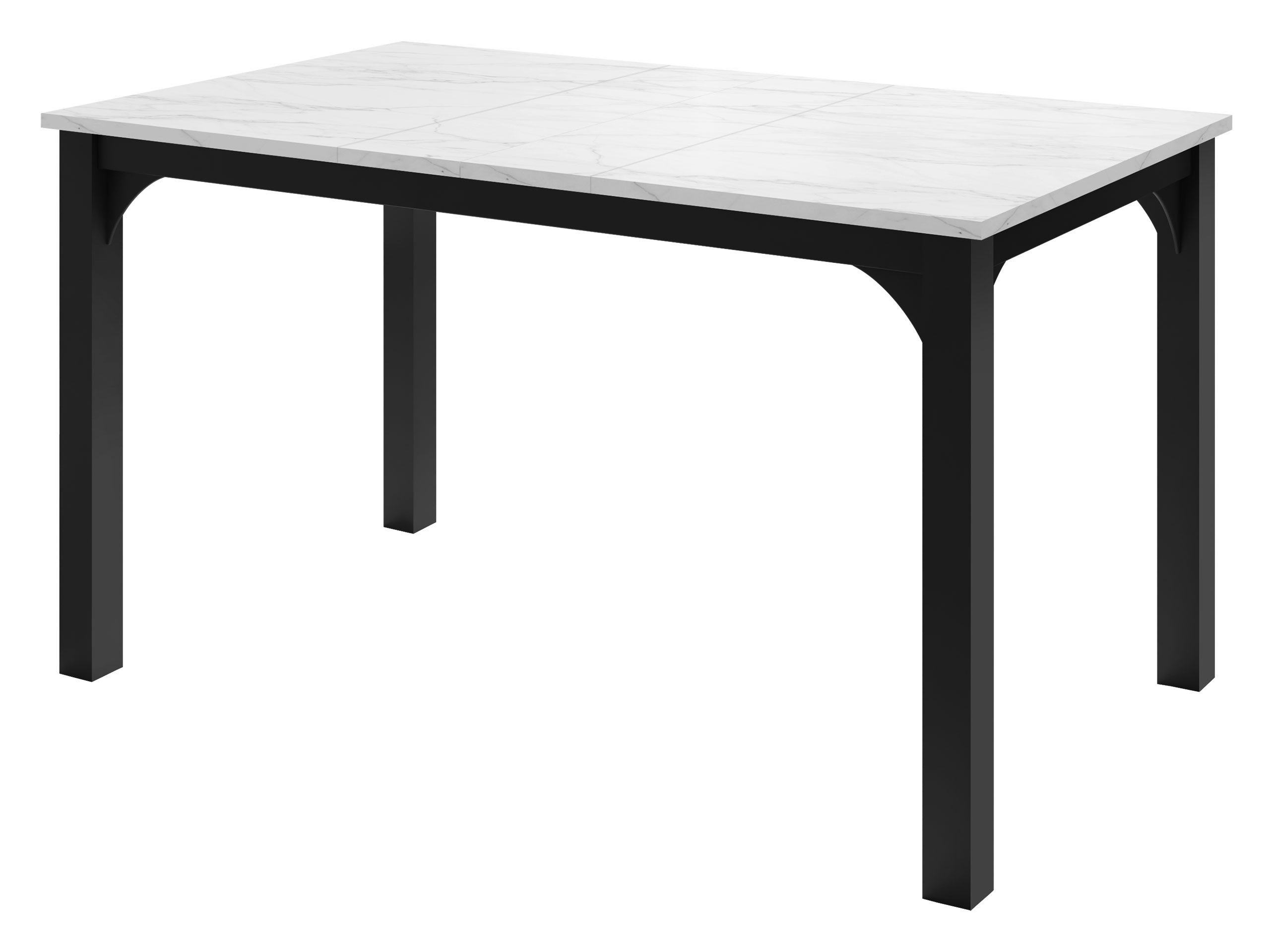 MIRJAN24 Esstisch Focus 140 (Ausziehbar - 1x Einlegeplatte), 140 - 178x80x76 cm, Beine aus Stahl
