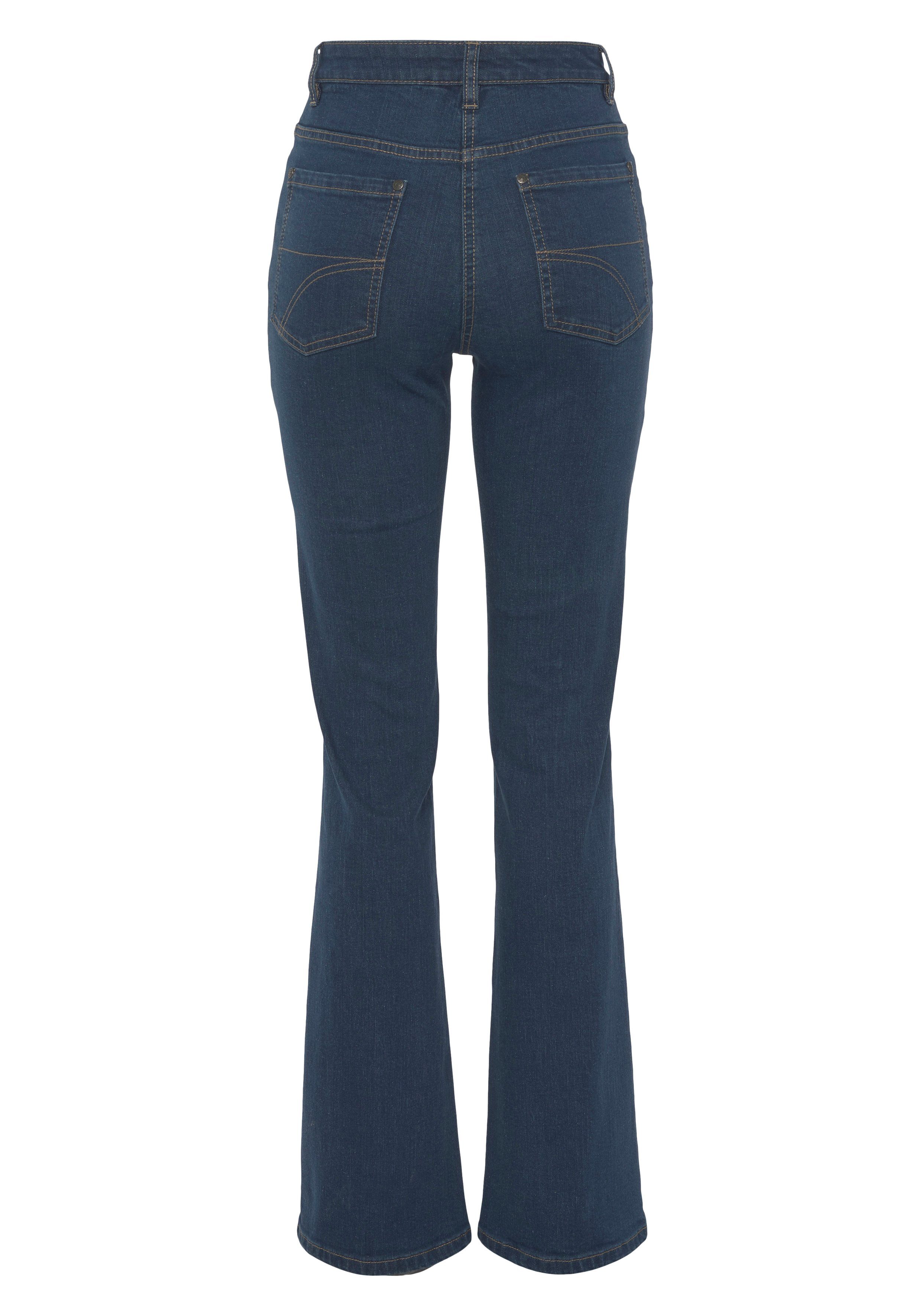 Arizona Bootcut-Jeans hohe Leibhöhe