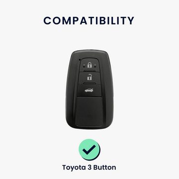 kwmobile Schlüsseltasche Autoschlüssel Hülle für Toyota (1-tlg), Schlüsselhülle Schlüssel Case Cover