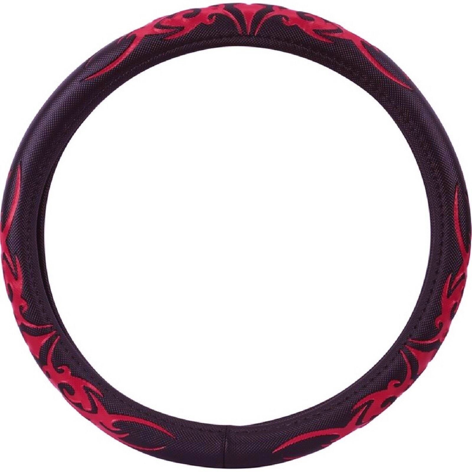 HR-IMOTION DRAGON ORNAMENTS Steering Wheel Cover for 37 - 39 cm Steering Wheels, Car Adapter