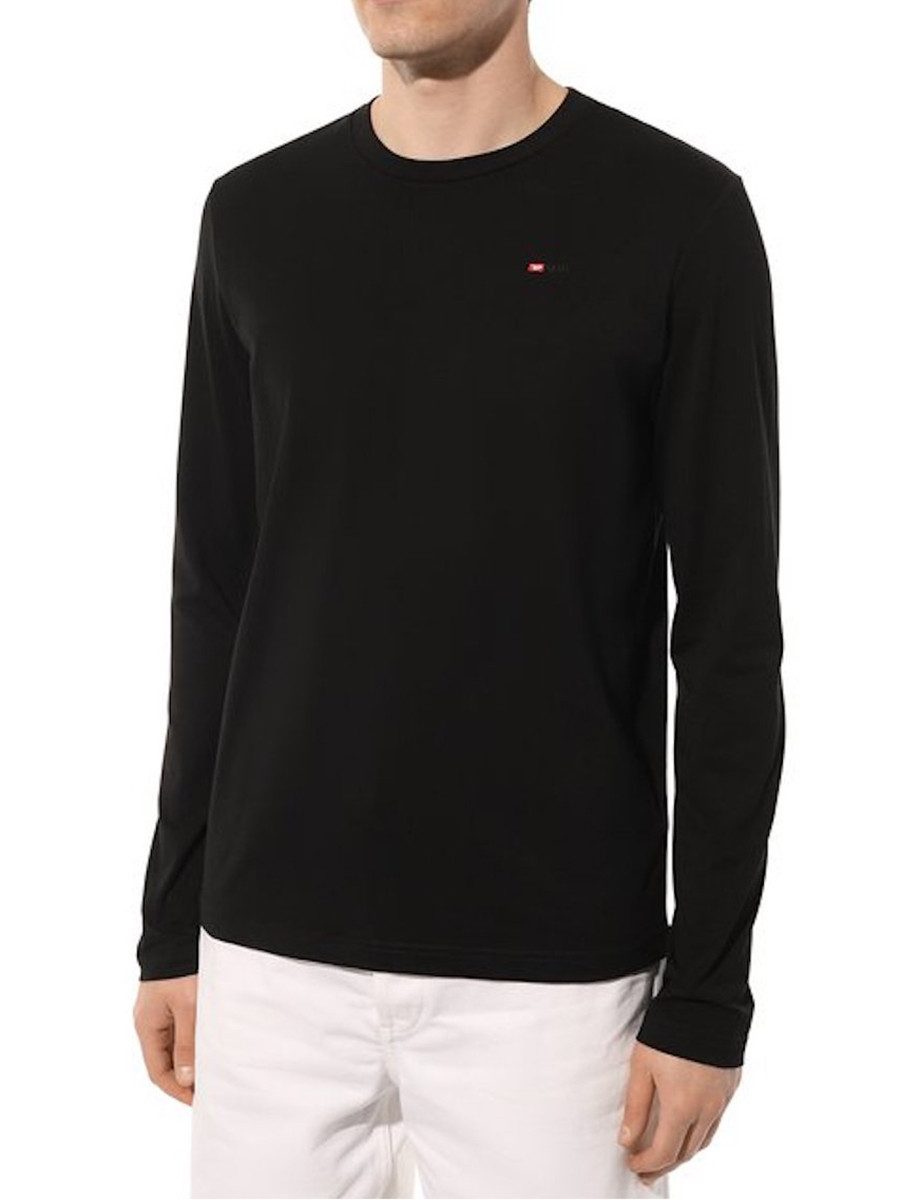 Diesel Rundhalsshirt Langarm Regular Fit - günstig online kaufen