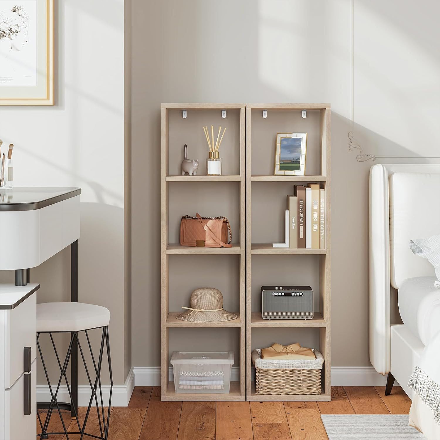 Woltu Bücherregal, 1-tlg., offenes Regal für Wohnzimmer Arbeitszimmer Kinde günstig online kaufen