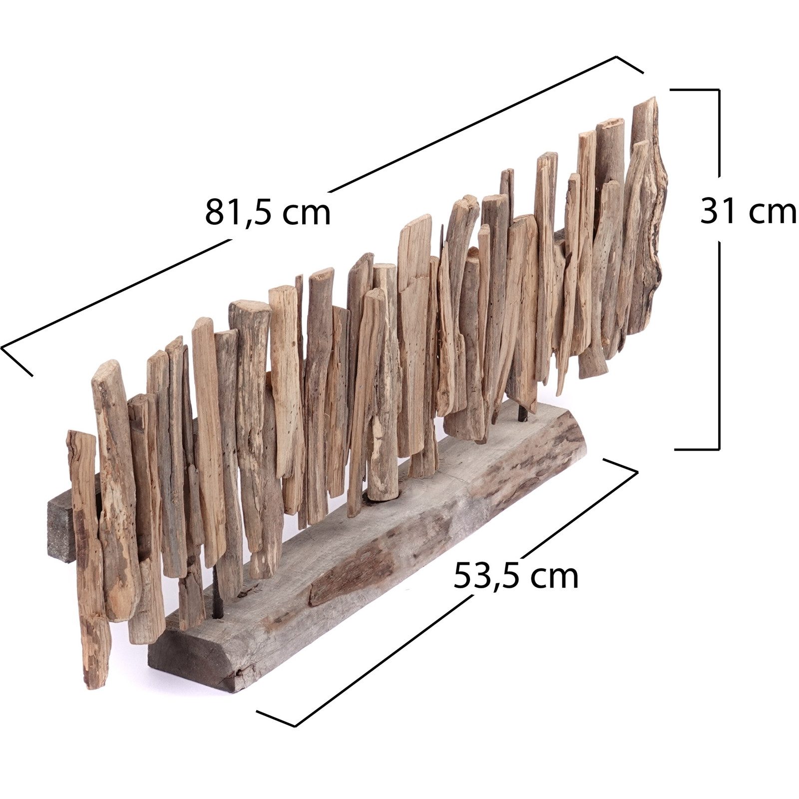 CREEDWOOD Skulptur TREIBHOLZ SKULPTUR AUF SOCKEL günstig online kaufen