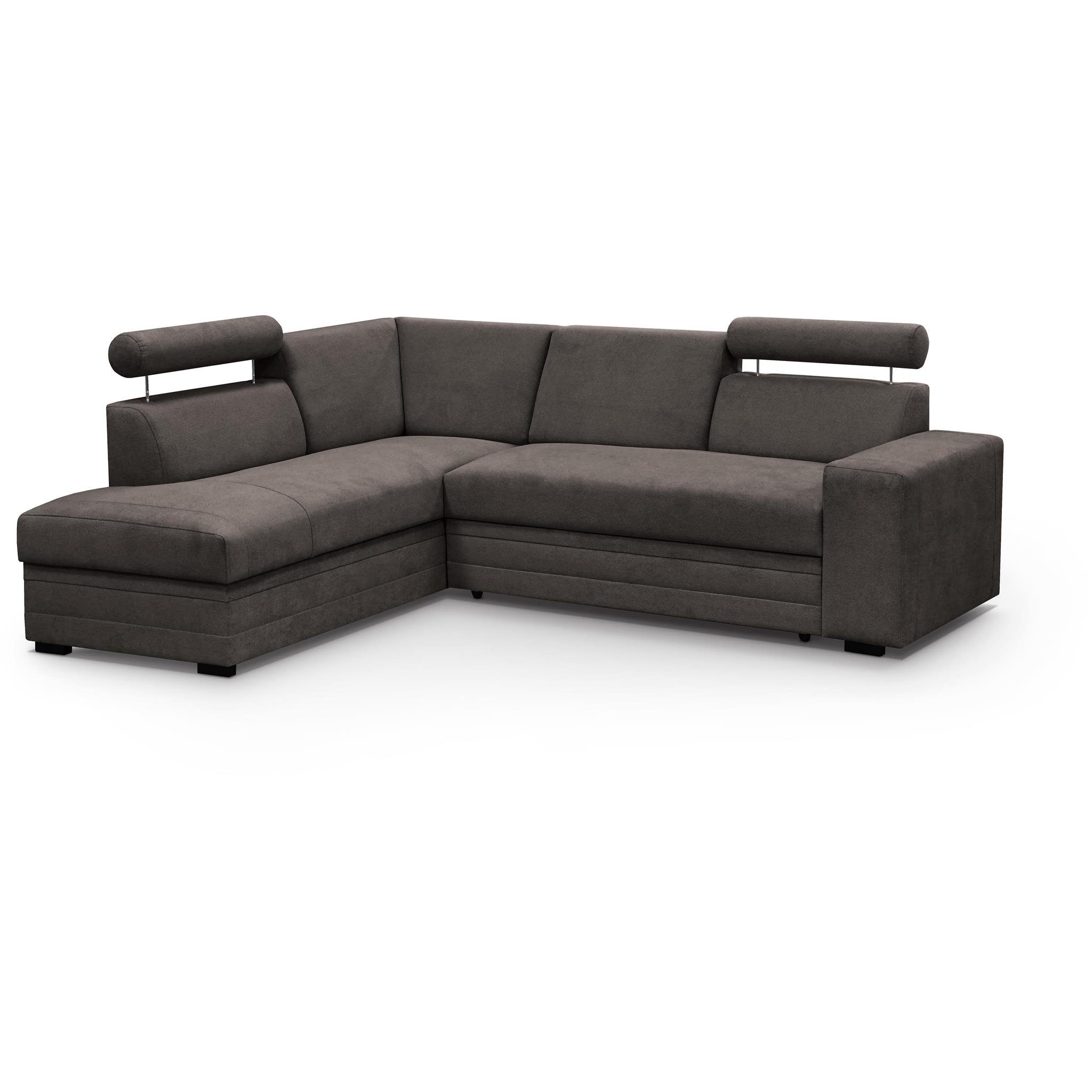 Beautysofa Ecksofa mit Bettkasten und verstellbaren günstig online kaufen