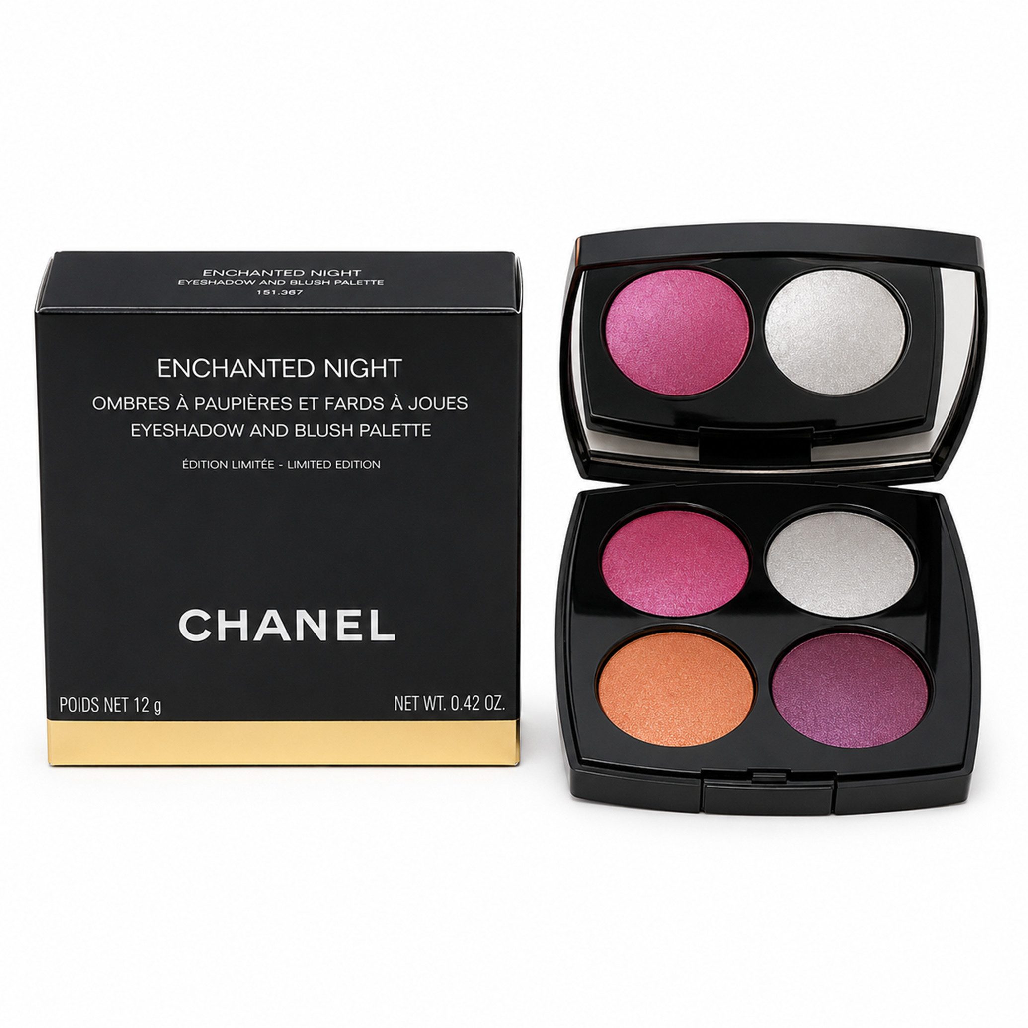 CHANEL Foundation Chanel Enchanted Night Eyeshadow and Blush Palette 151.367 12g