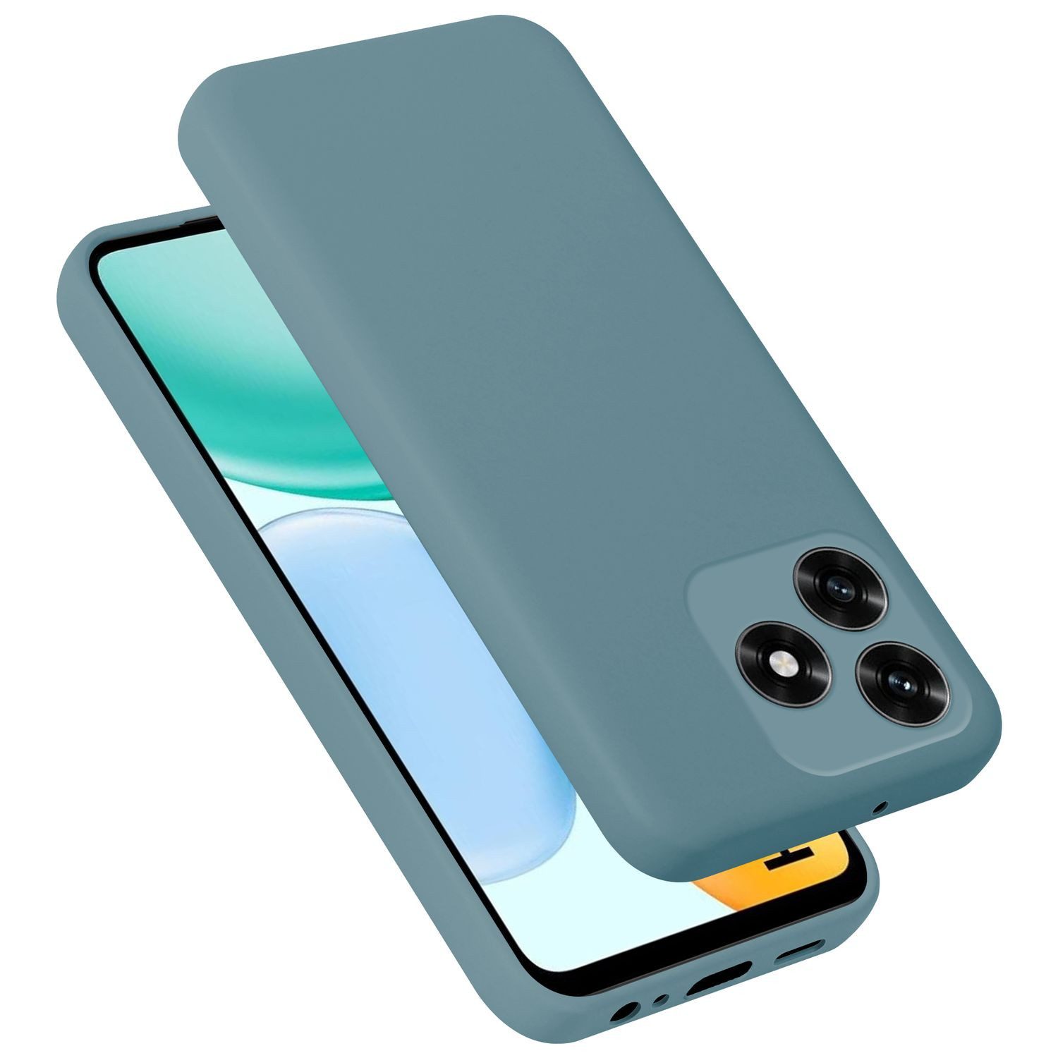 Cadorabo Handyhülle für Honor X5C Plus / X5C Hülle Honor X5C Plus / X5C, Hülle TPU Silikon Schutzhülle Flexible Handyhülle Cover Case