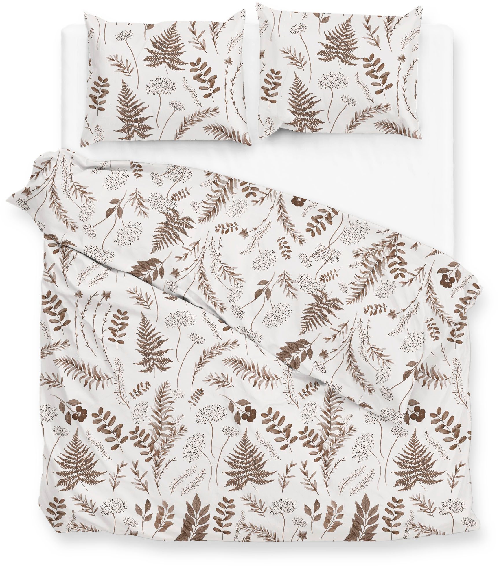 ZO HOME Bettwäsche Autunno, Flanell, 2 teilig, Bettwäsche aus 100% Baumwolle, hochwertiges Flanell