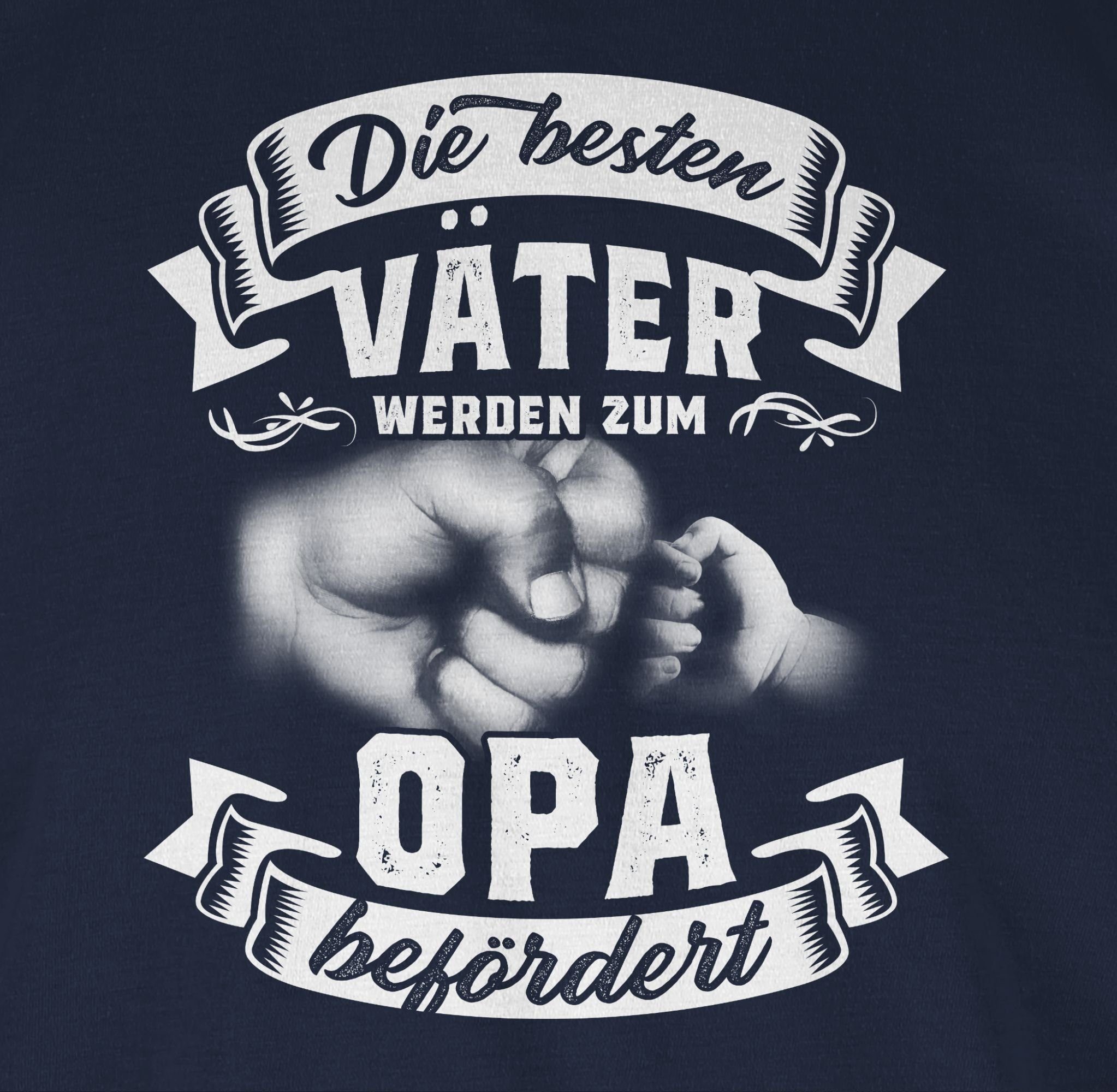 Shirtracer T-Shirt Werdender Opa befördert Opa Geschenke